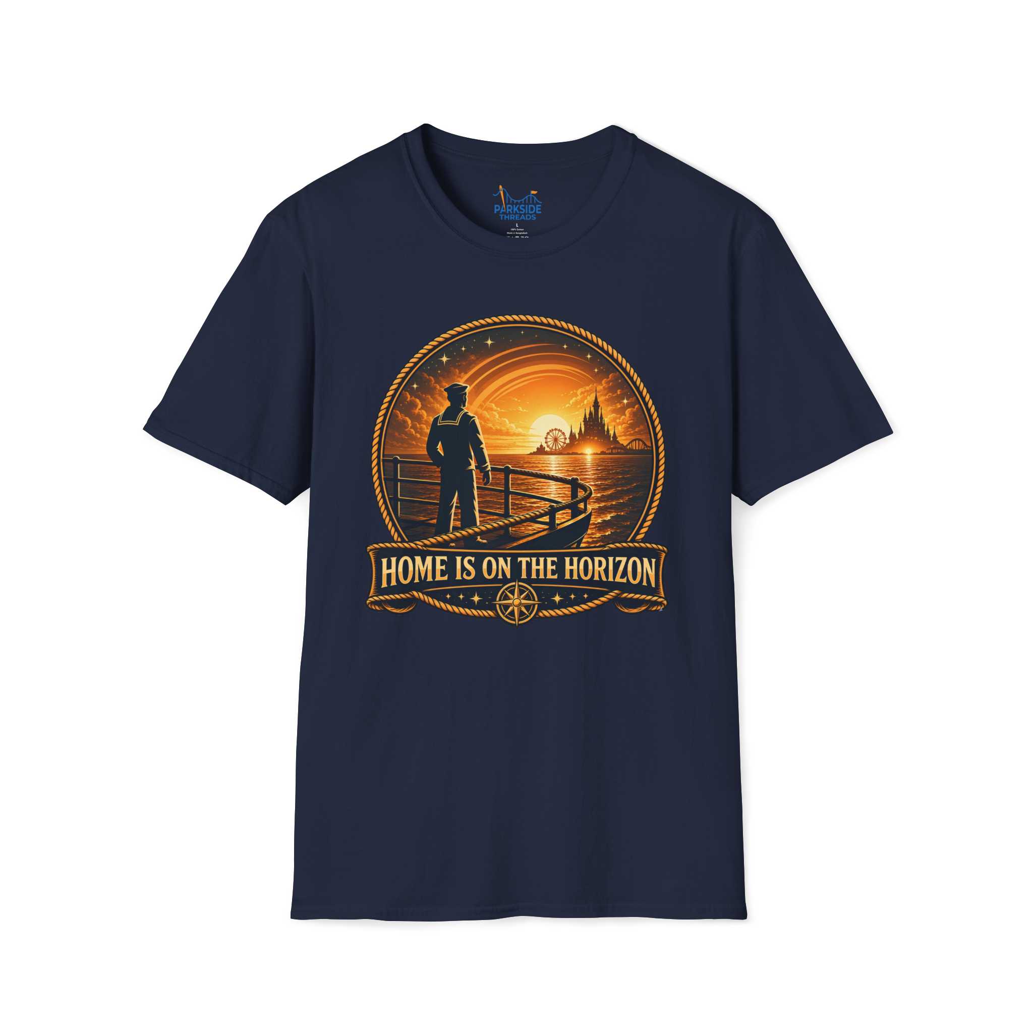 Home Is on the Horizon Navy Shirt