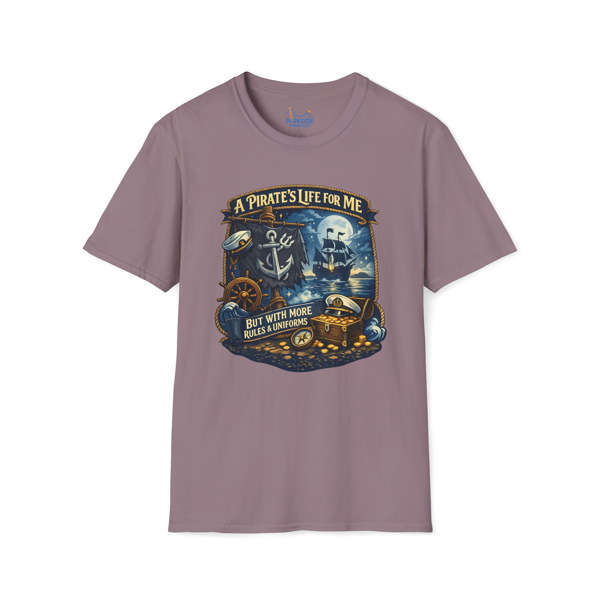 Pirate Life Navy Vacation Shirt