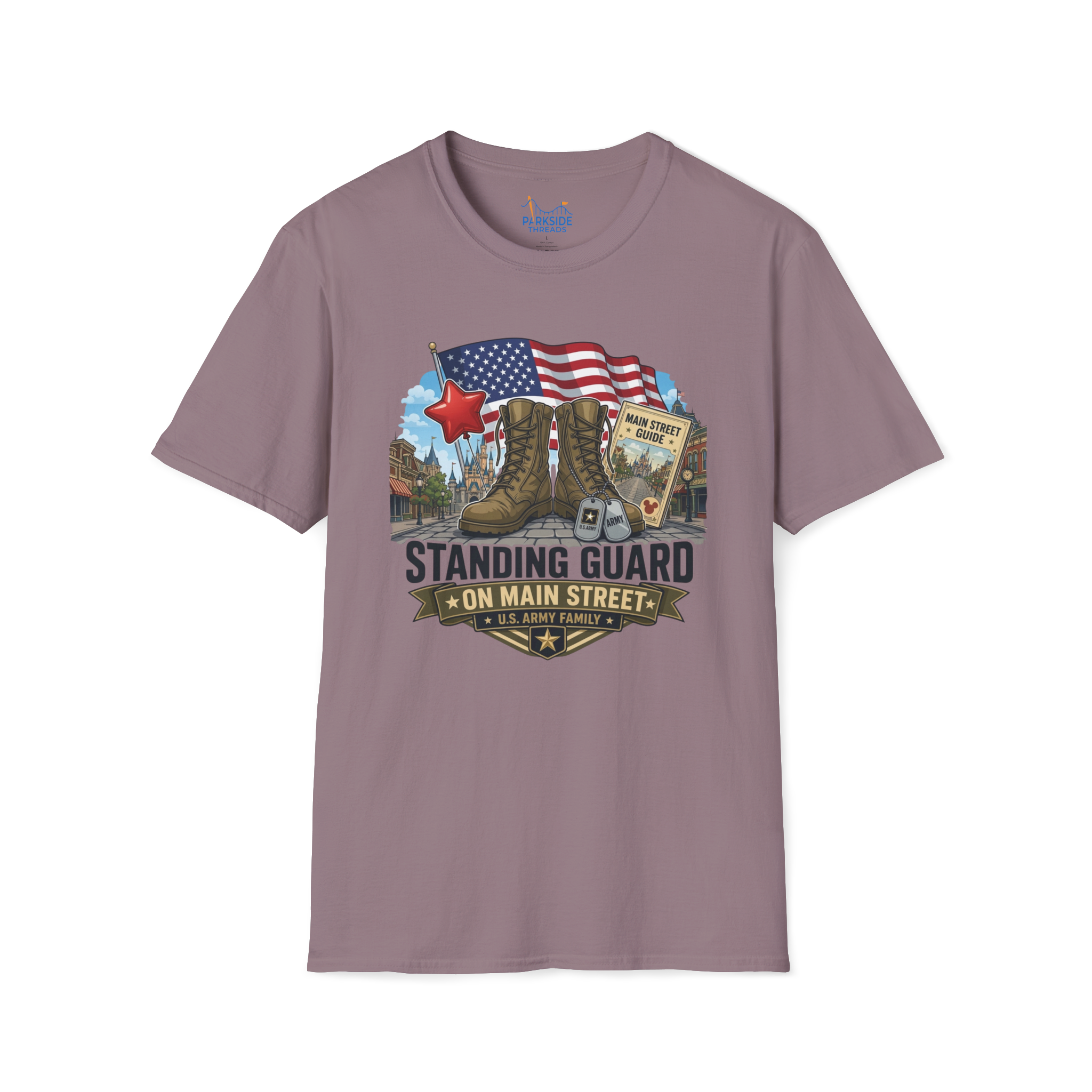 Standing Guard on Main Street Army Family Shirt