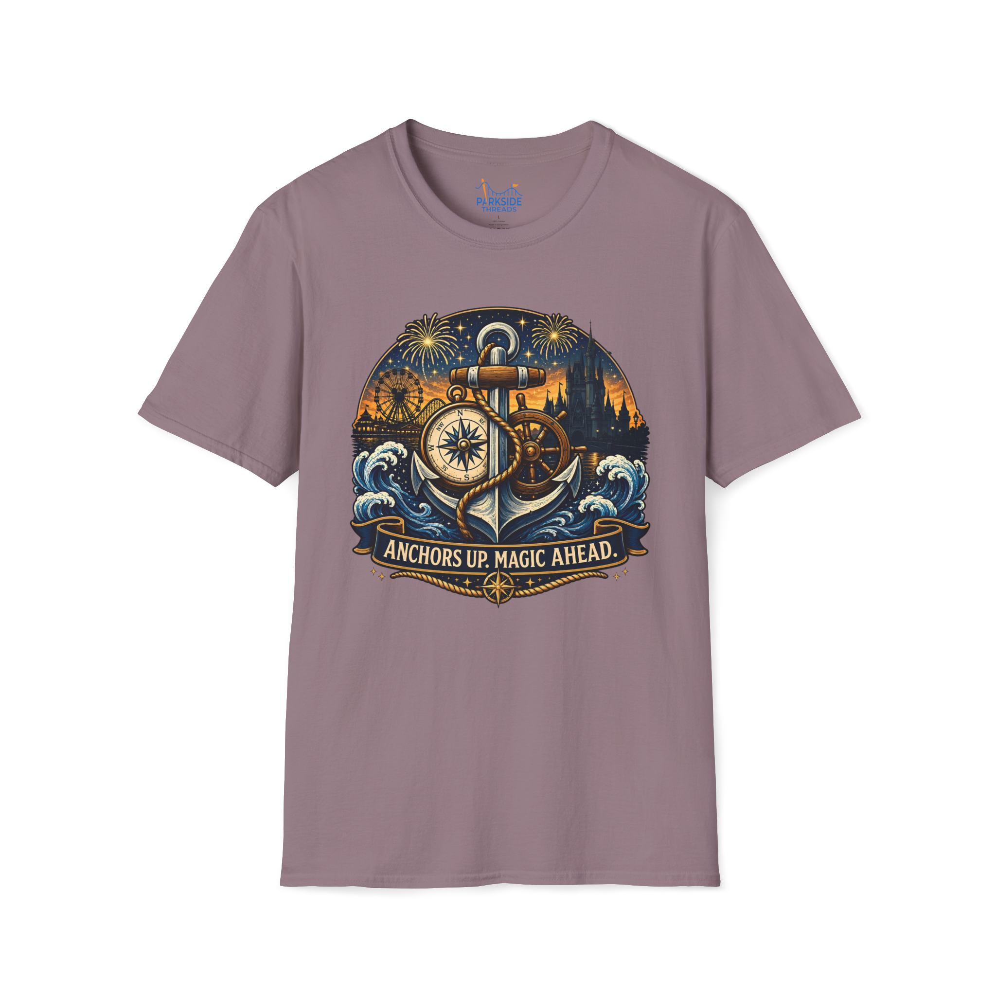 Anchors Up Magic Ahead Navy Shirt