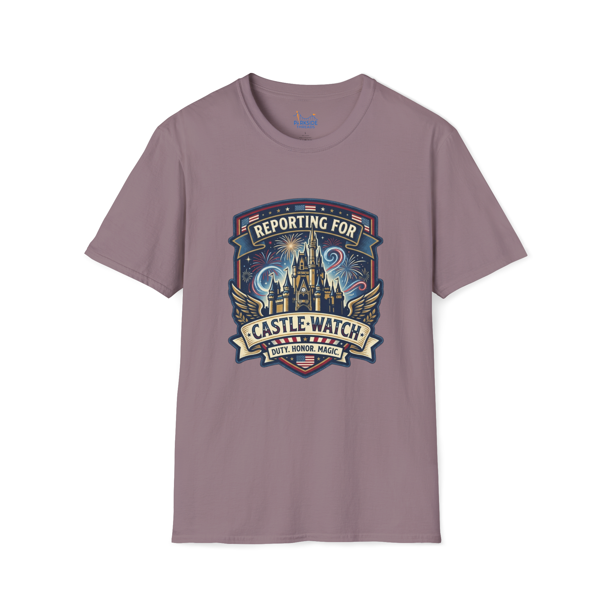Reporting for Castle Watch Military Family Vacation Tee