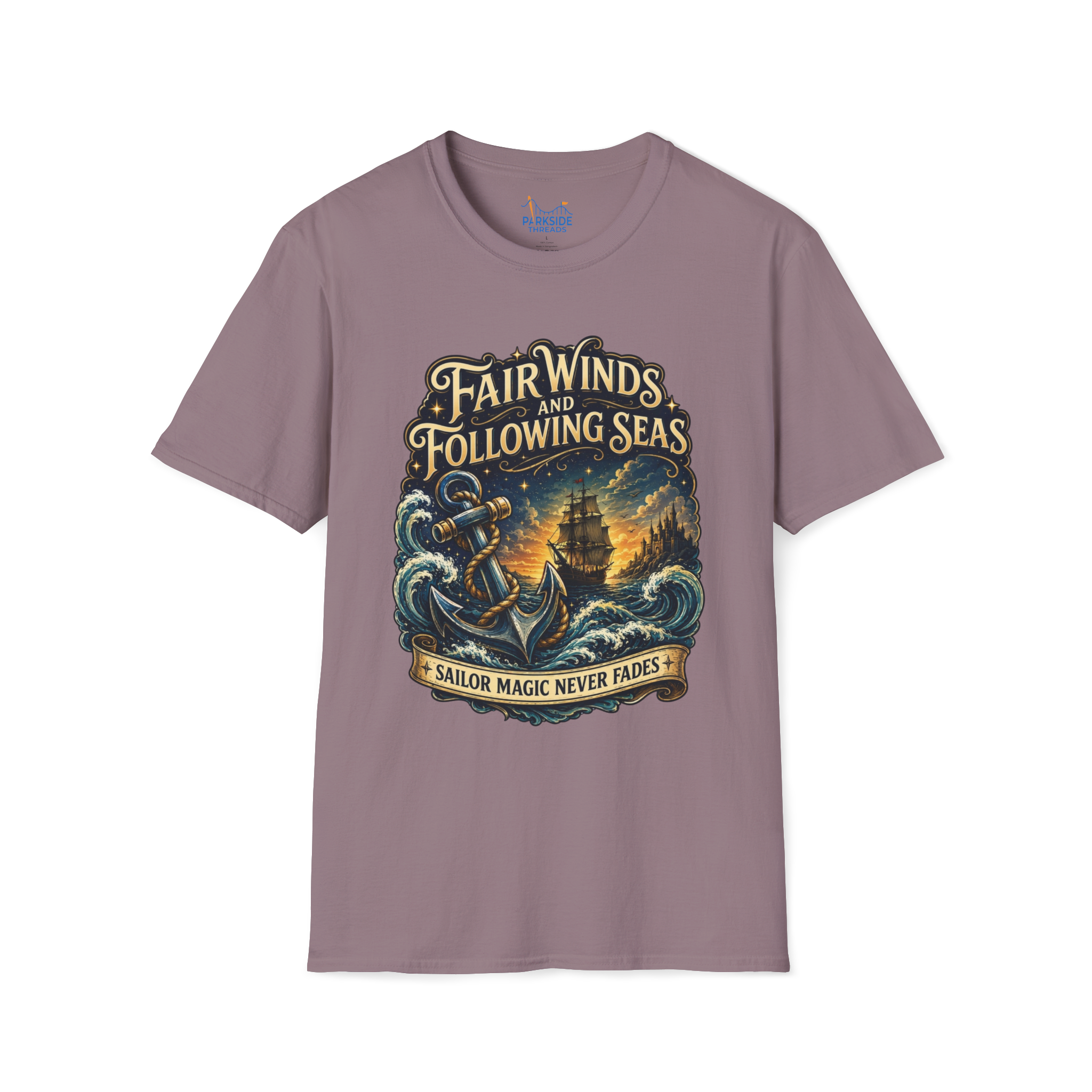 Fair Winds Navy Theme Park Shirt