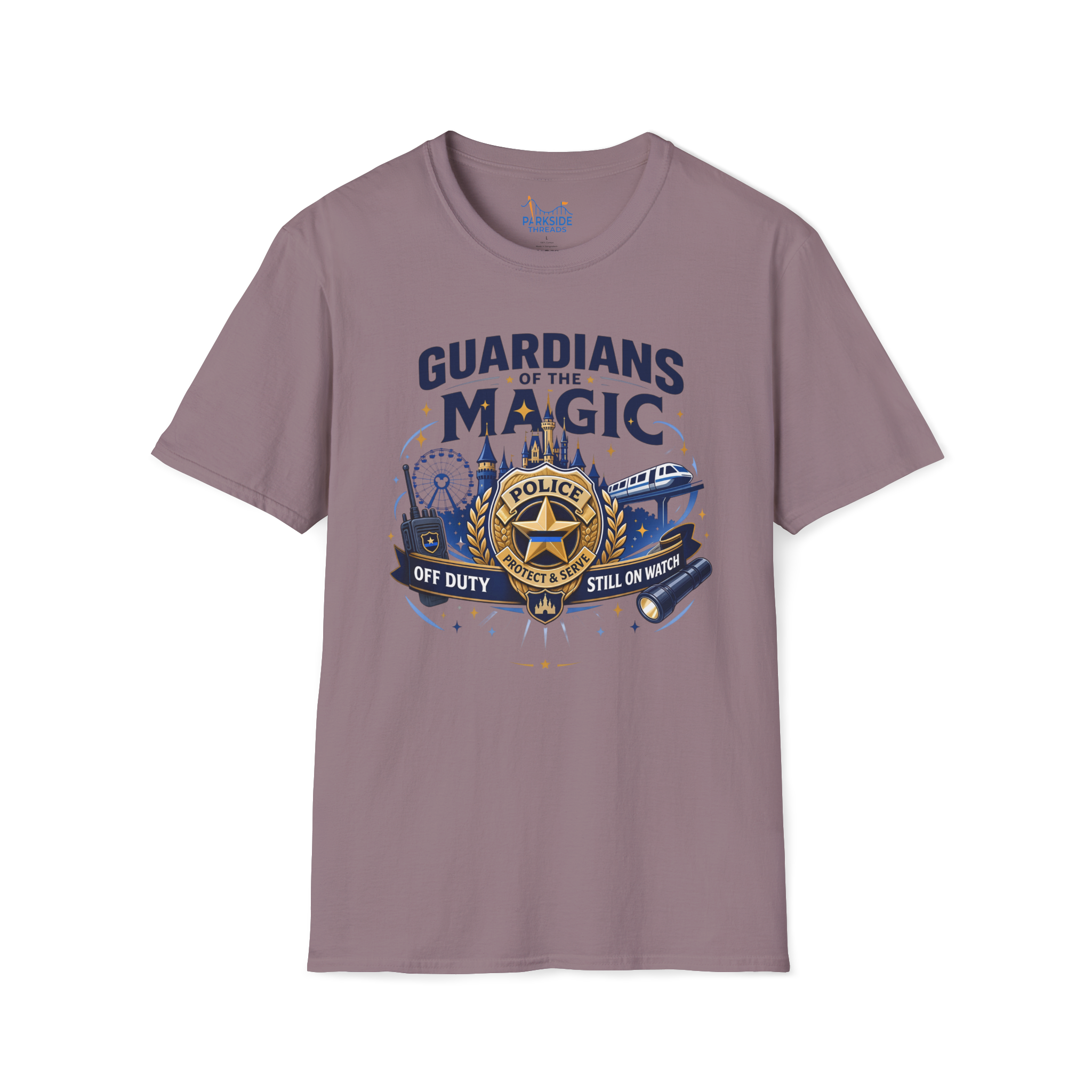 Guardians of the Magic Police Officer Theme Park Shirt, Off Duty Cop Vacation Tee, Law Enforcement Gift