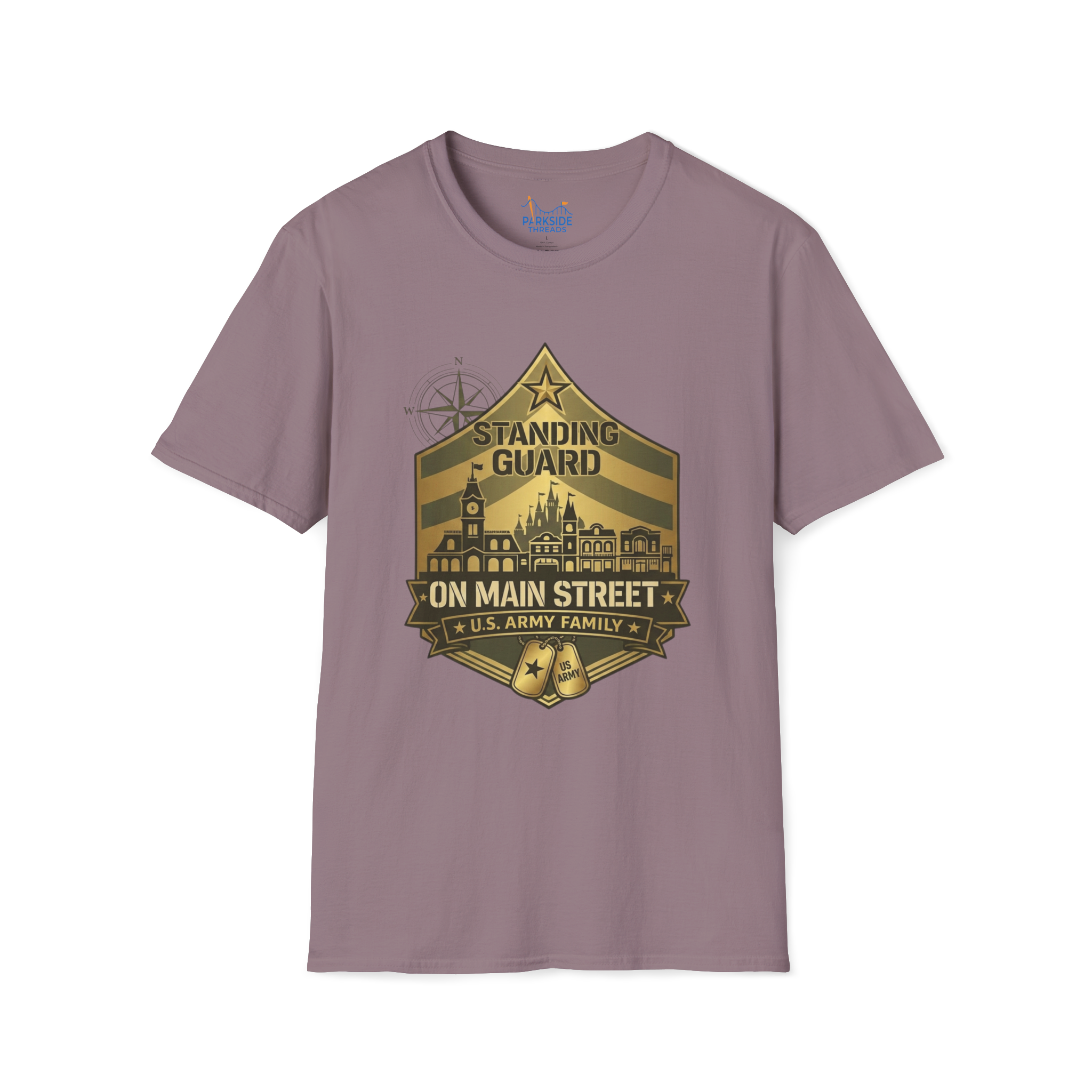 Standing Guard on Main Street U.S. Army Family Theme Park Shirt