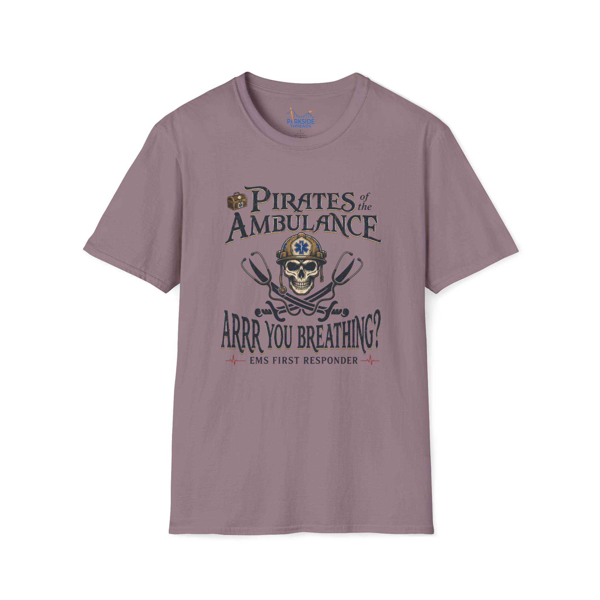 Pirates of the Ambulance EMS First Responder Pirate Medic T-Shirt