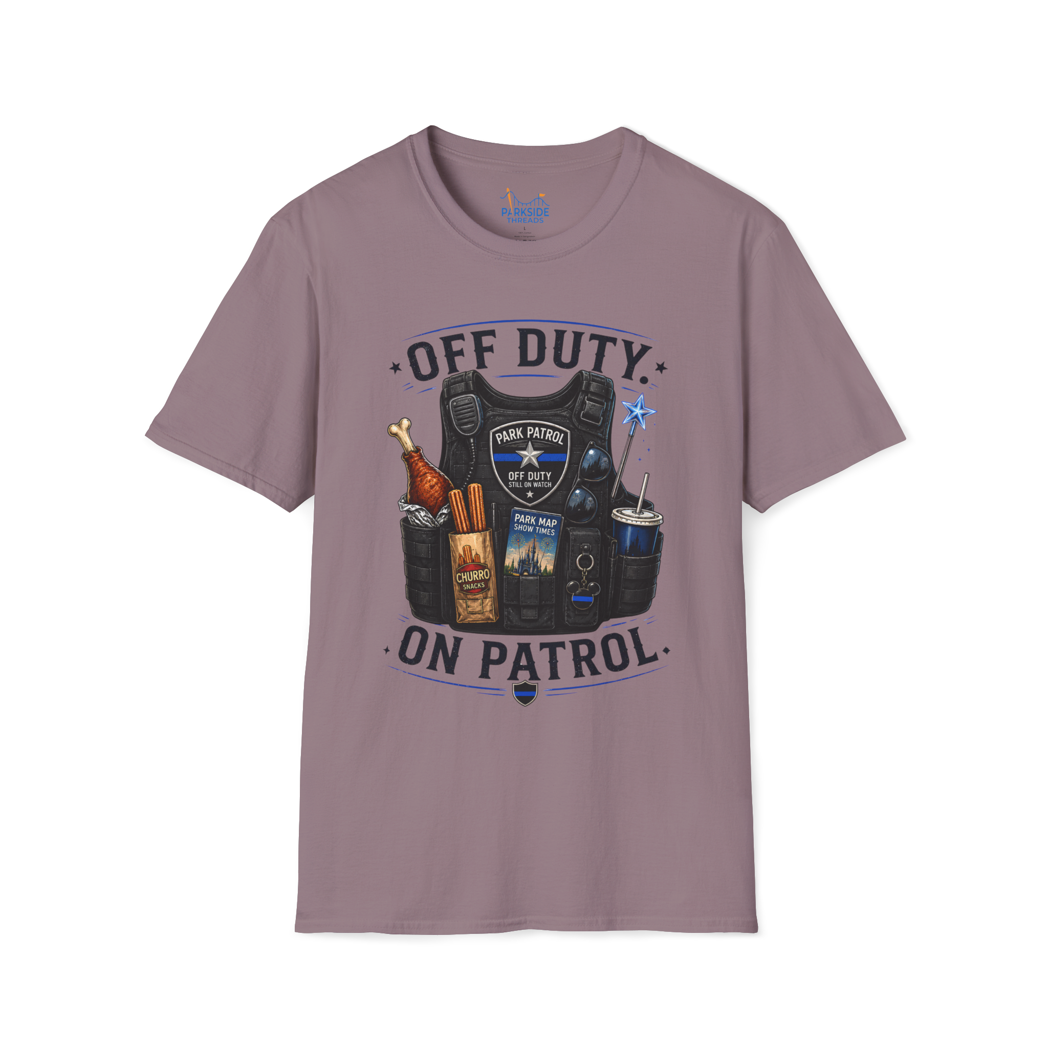 Off Duty On Patrol Police Officer Theme Park Shirt, Law Enforcement Vacation Tee, Cop Gift