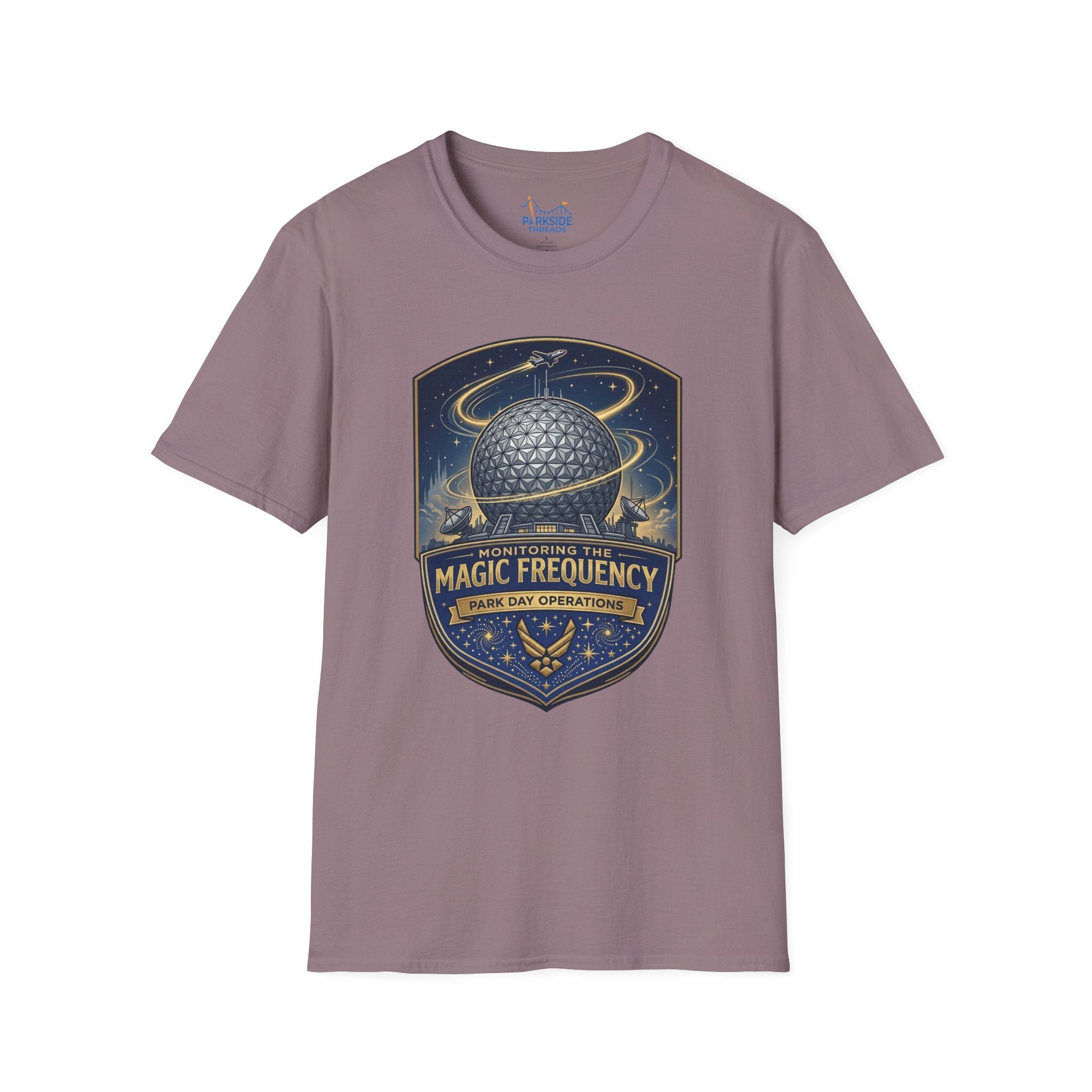 Monitoring the Magic Frequency Air Force Theme Park T-Shirt