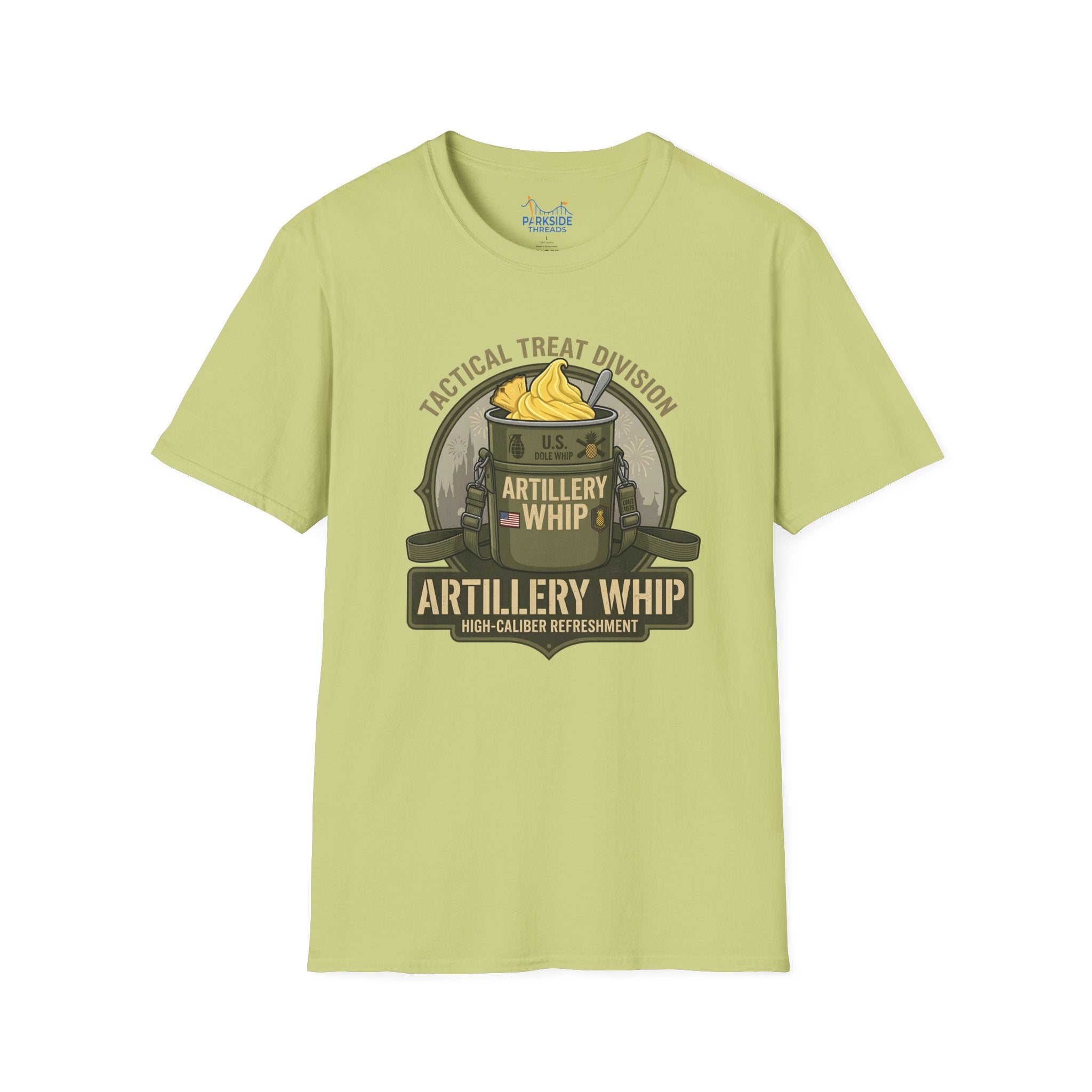 Artillery Whip Army Snack Shirt – Funny Military Theme Park Tee