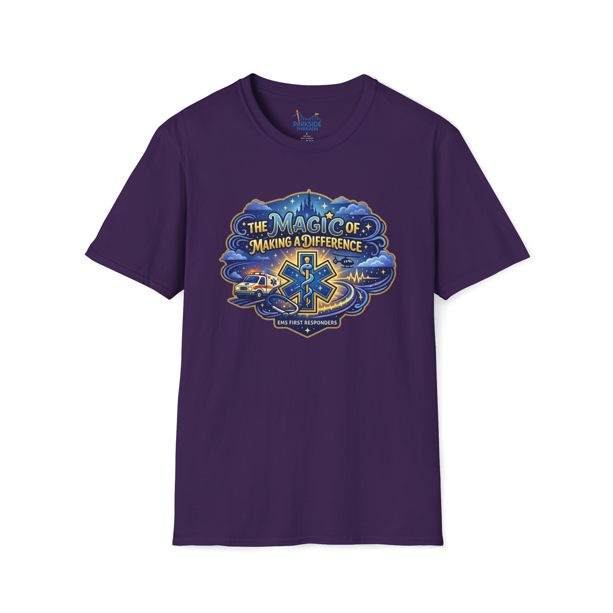 The Magic of Making a Difference EMS First Responder Theme Park T-Shirt