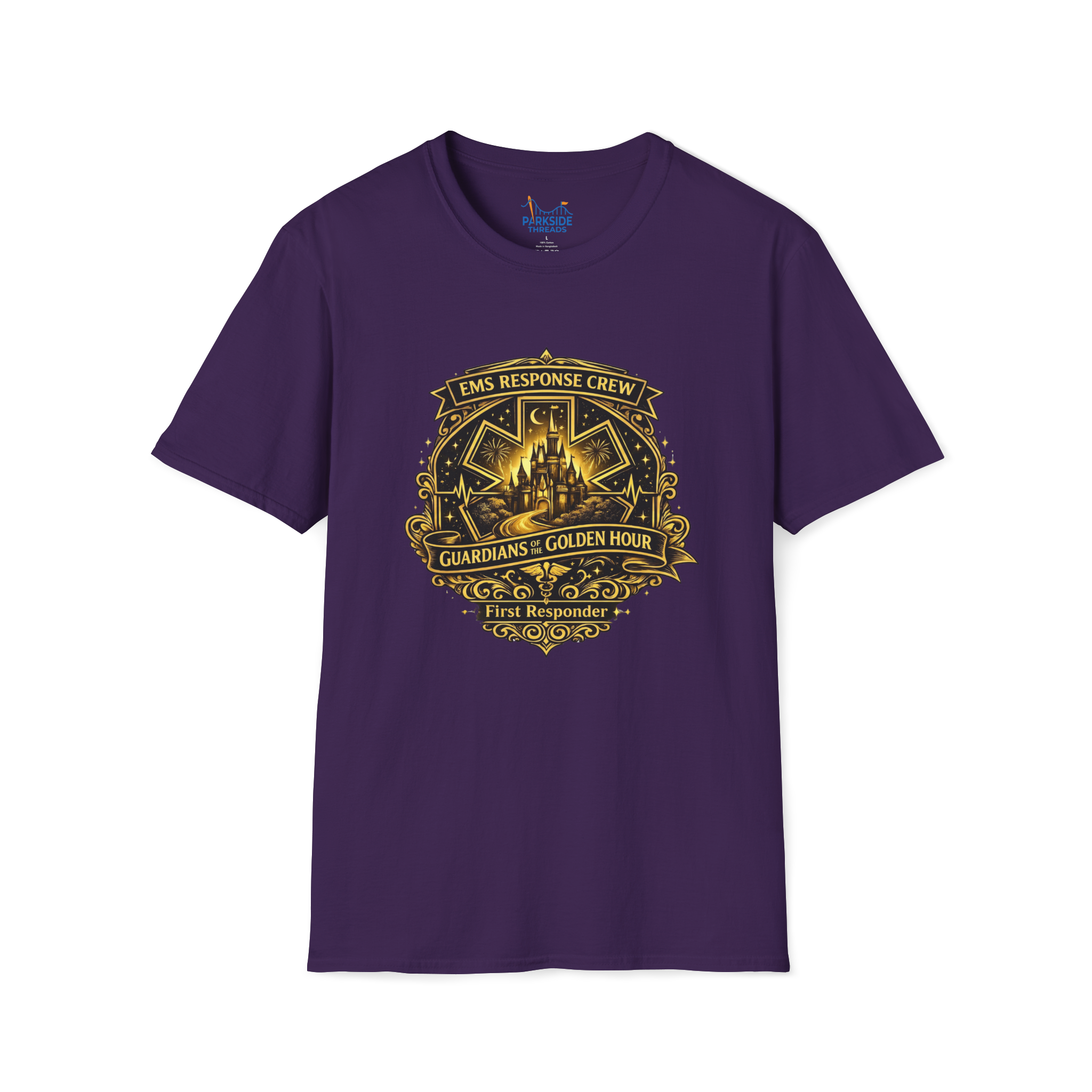 Guardians of the Golden Hour EMS First Responder Theme Park T-Shirt