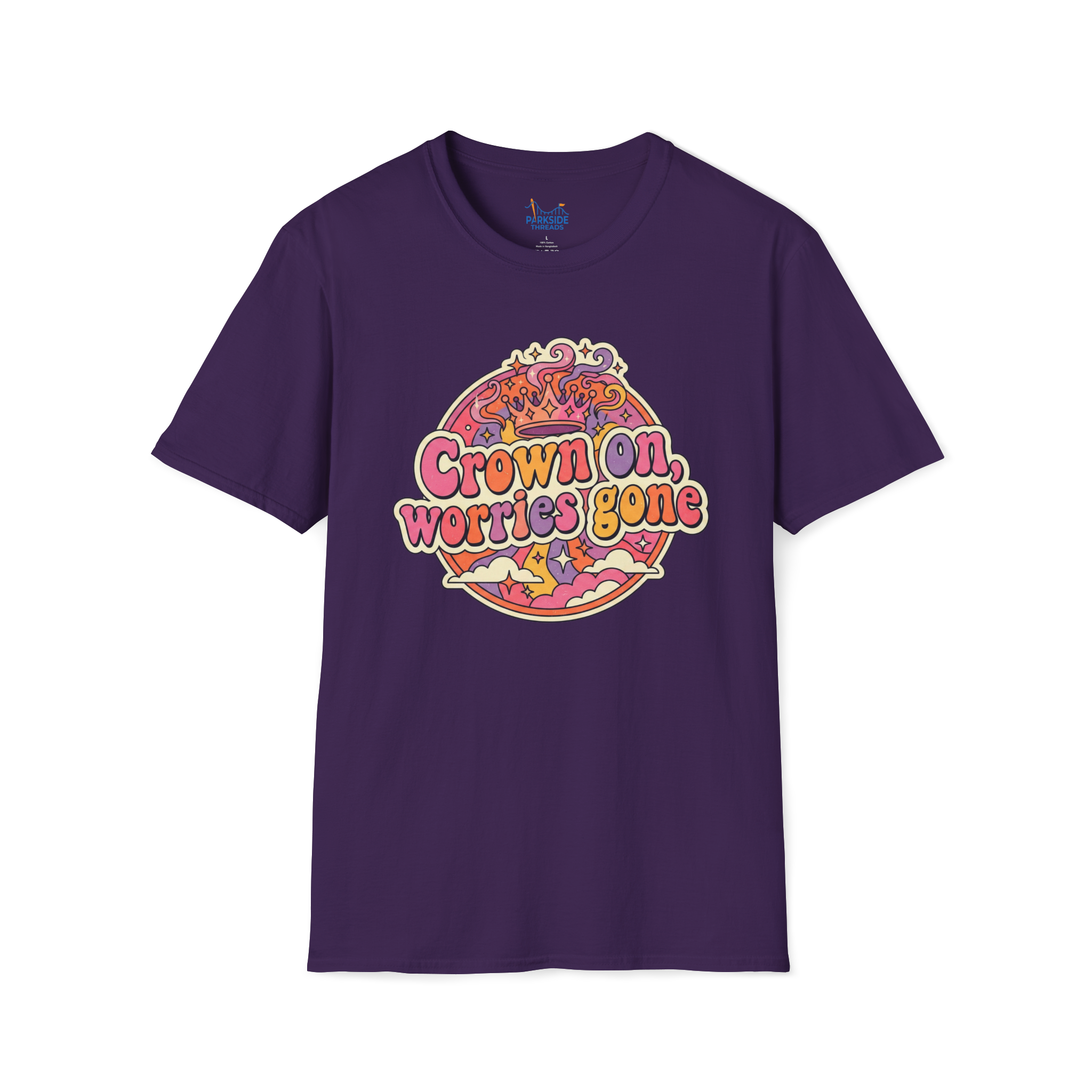Crown On. Worries Gone. Tee
