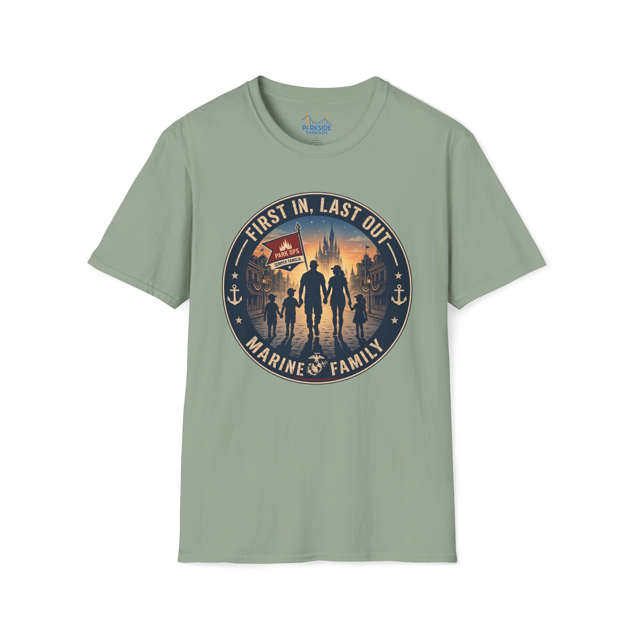 First In Last Out Marine Family Park Shirt