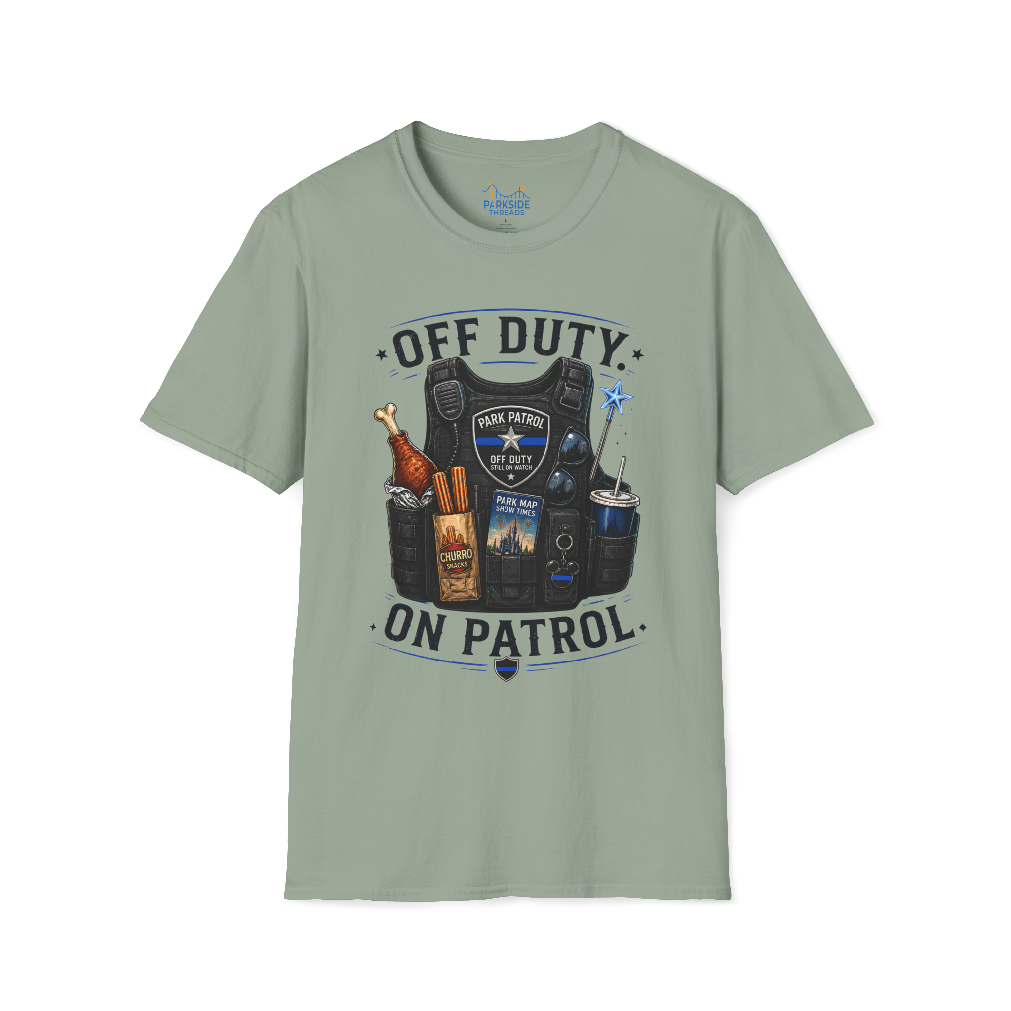 Off Duty On Patrol Police Officer Theme Park Shirt, Law Enforcement Vacation Tee, Cop Gift