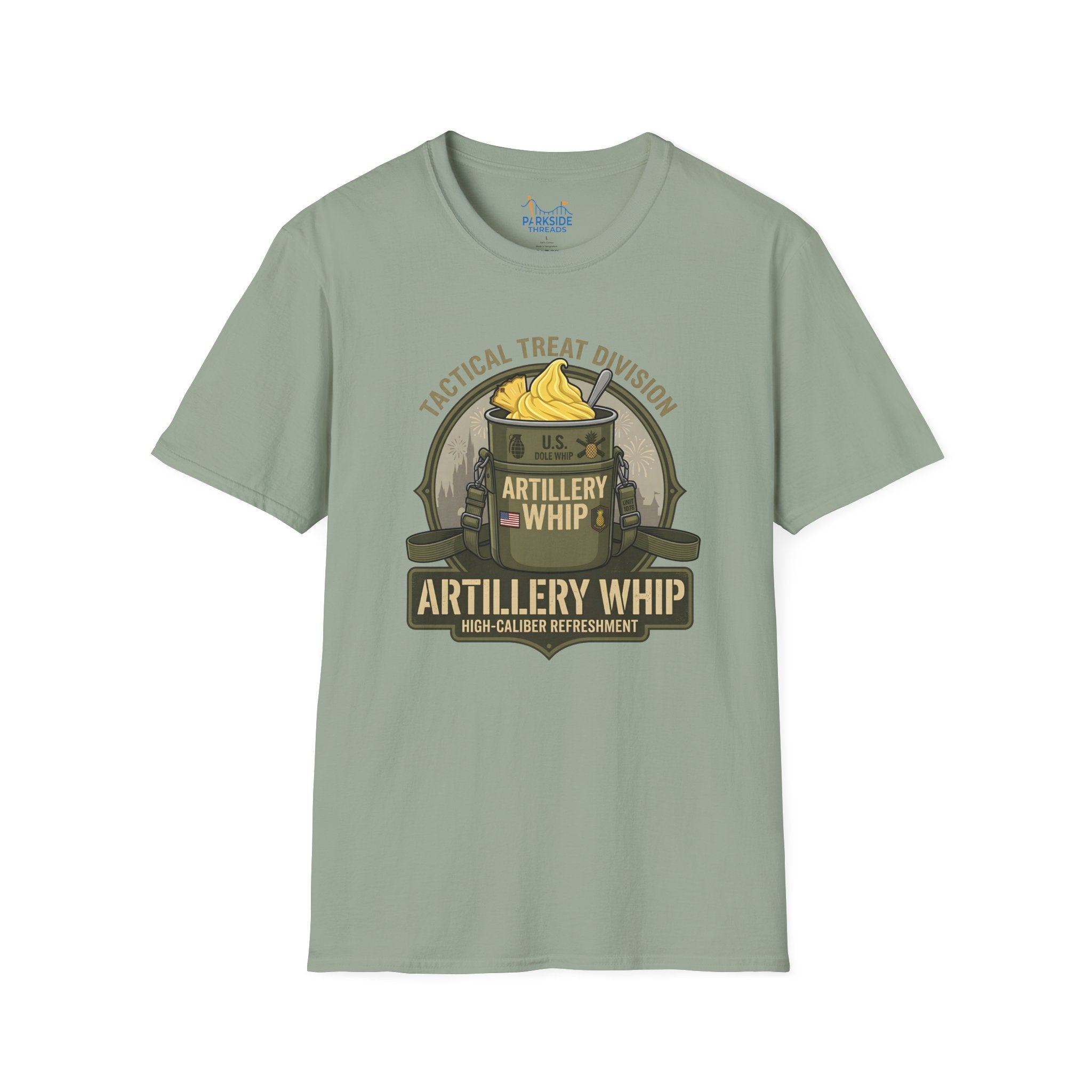 Artillery Whip Army Snack Shirt – Funny Military Theme Park Tee