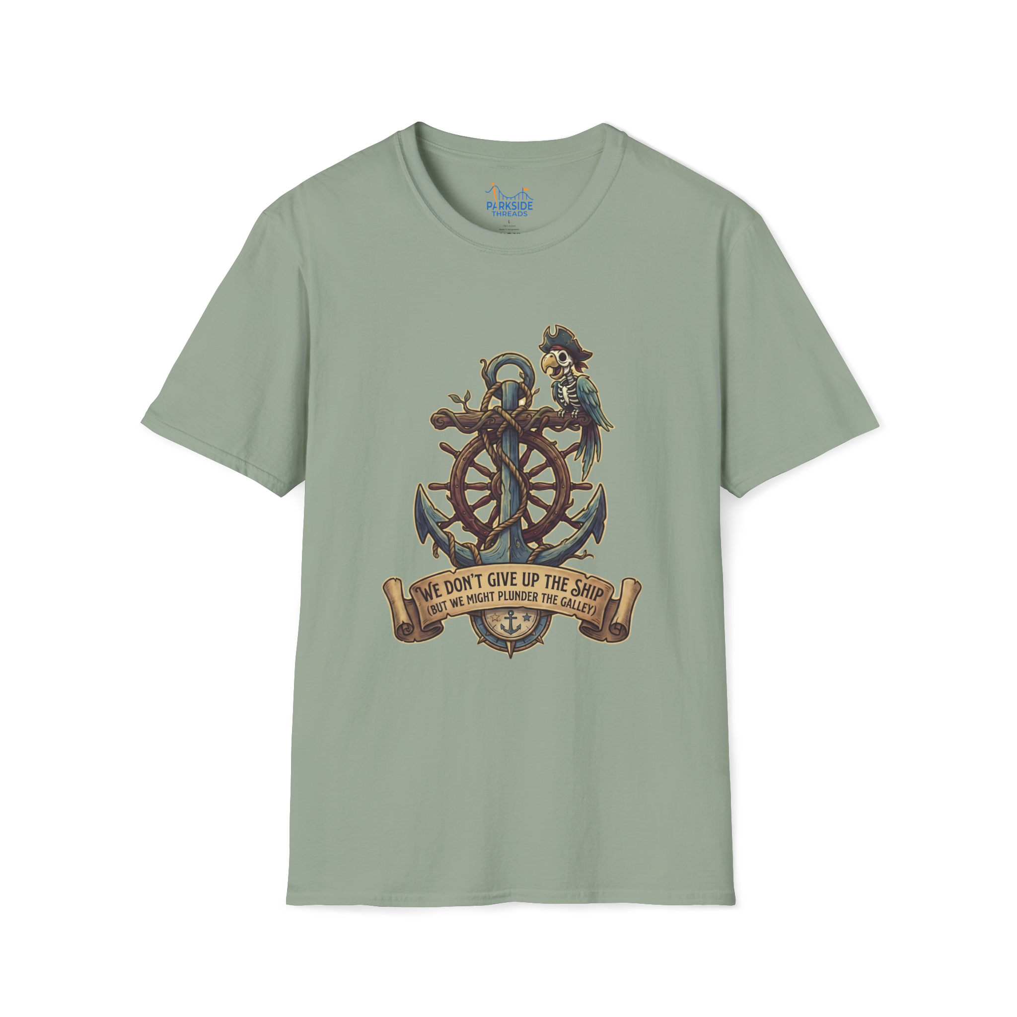 Navy Veteran Theme Park Shirt – Don’t Give Up the Ship
