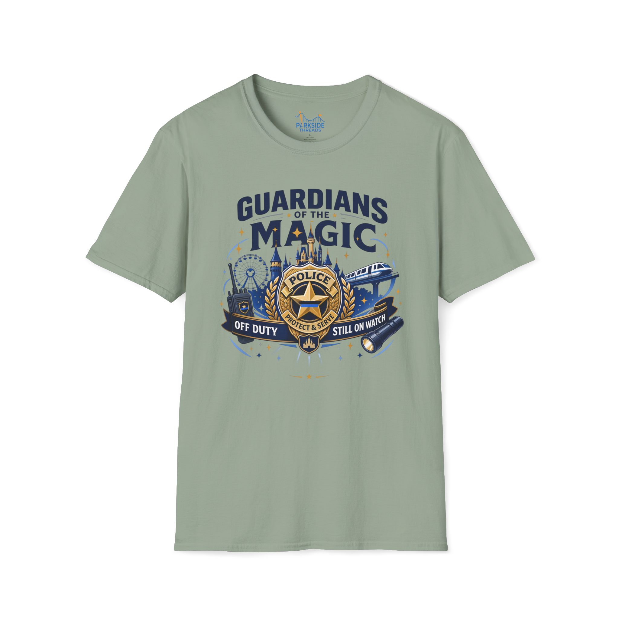 Guardians of the Magic Police Officer Theme Park Shirt, Off Duty Cop Vacation Tee, Law Enforcement Gift
