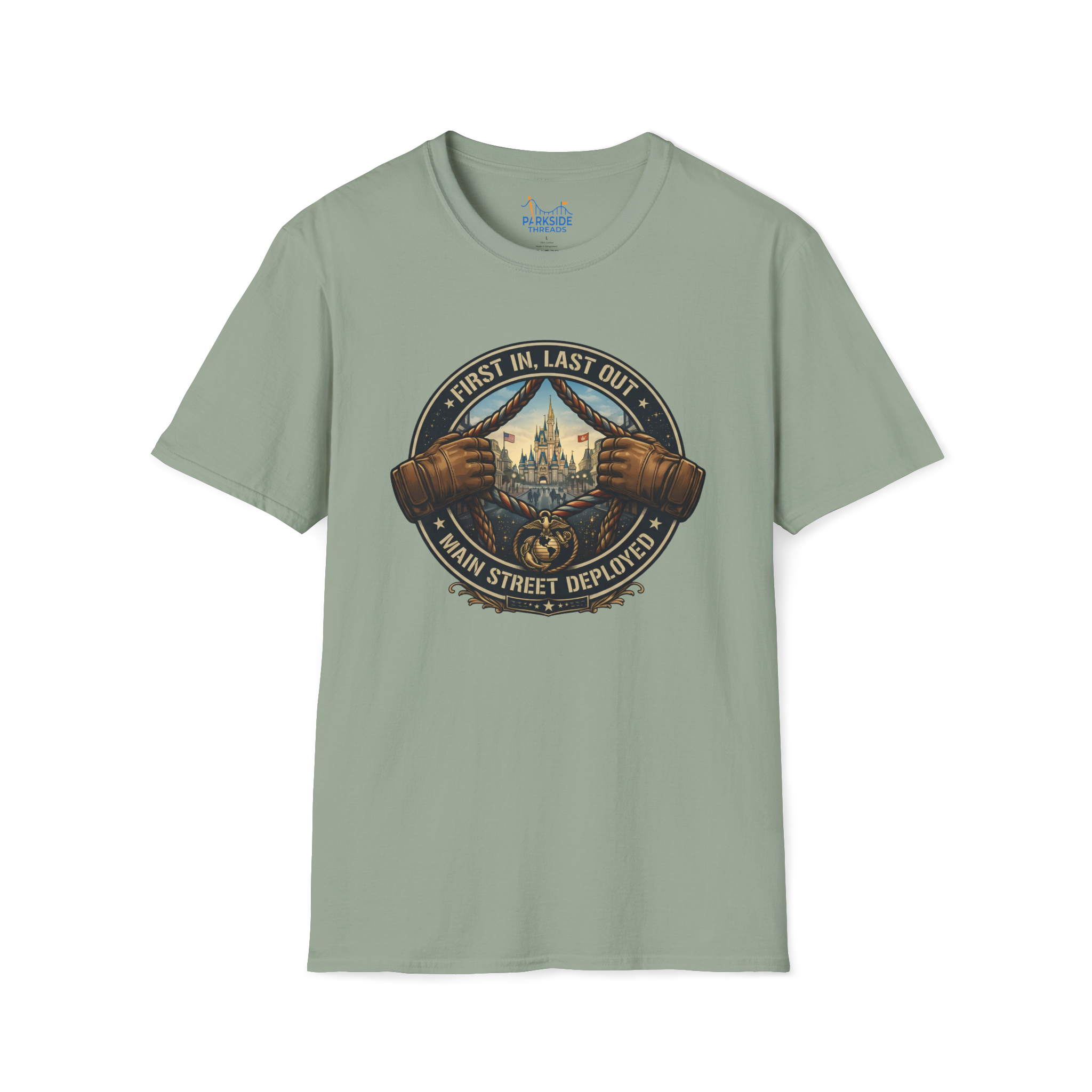 Main Street Deployed Marine Family Shirt