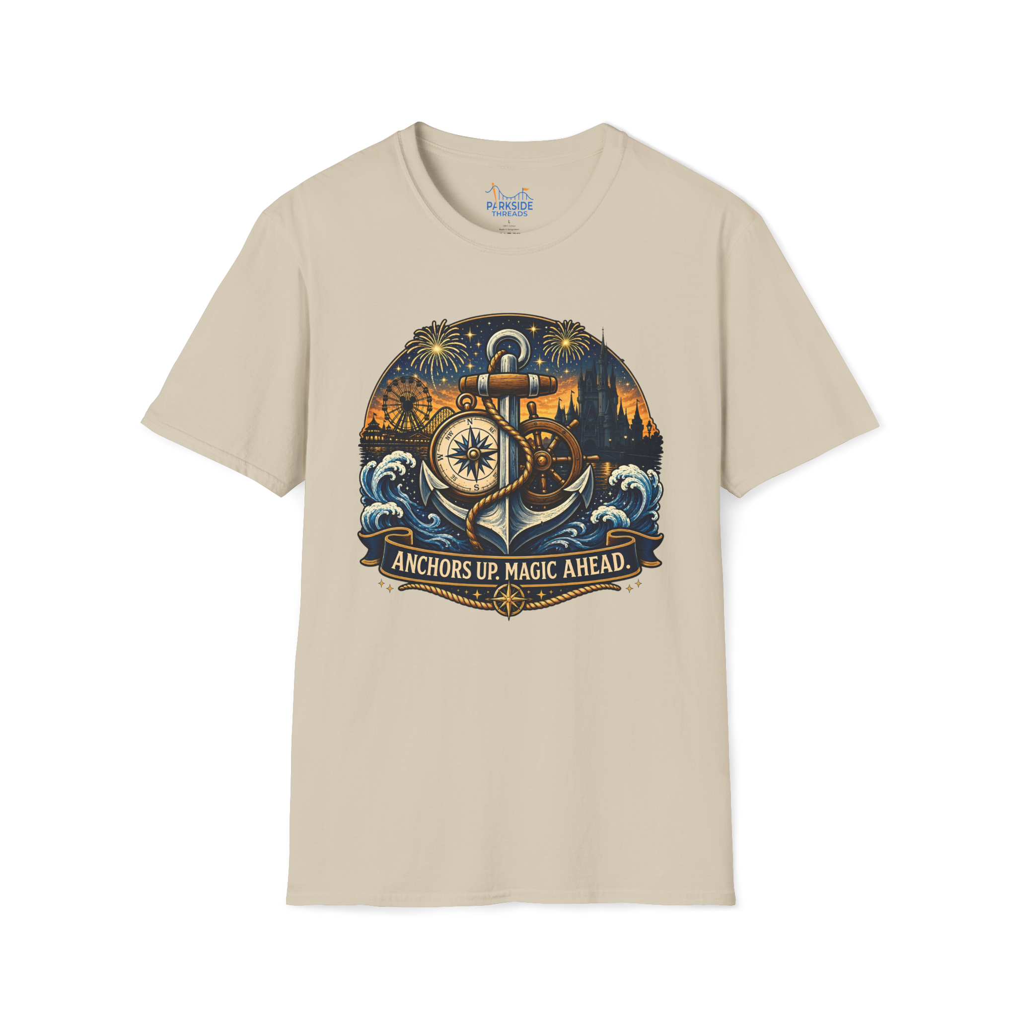 Anchors Up Magic Ahead Navy Shirt