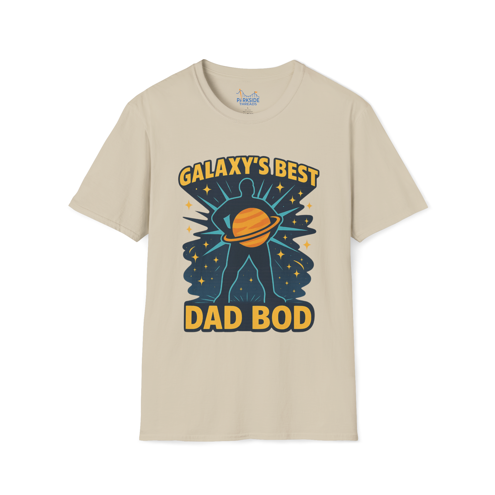 Galaxy’s Best Dad Bod – Funny Space Shirt for Park Dads