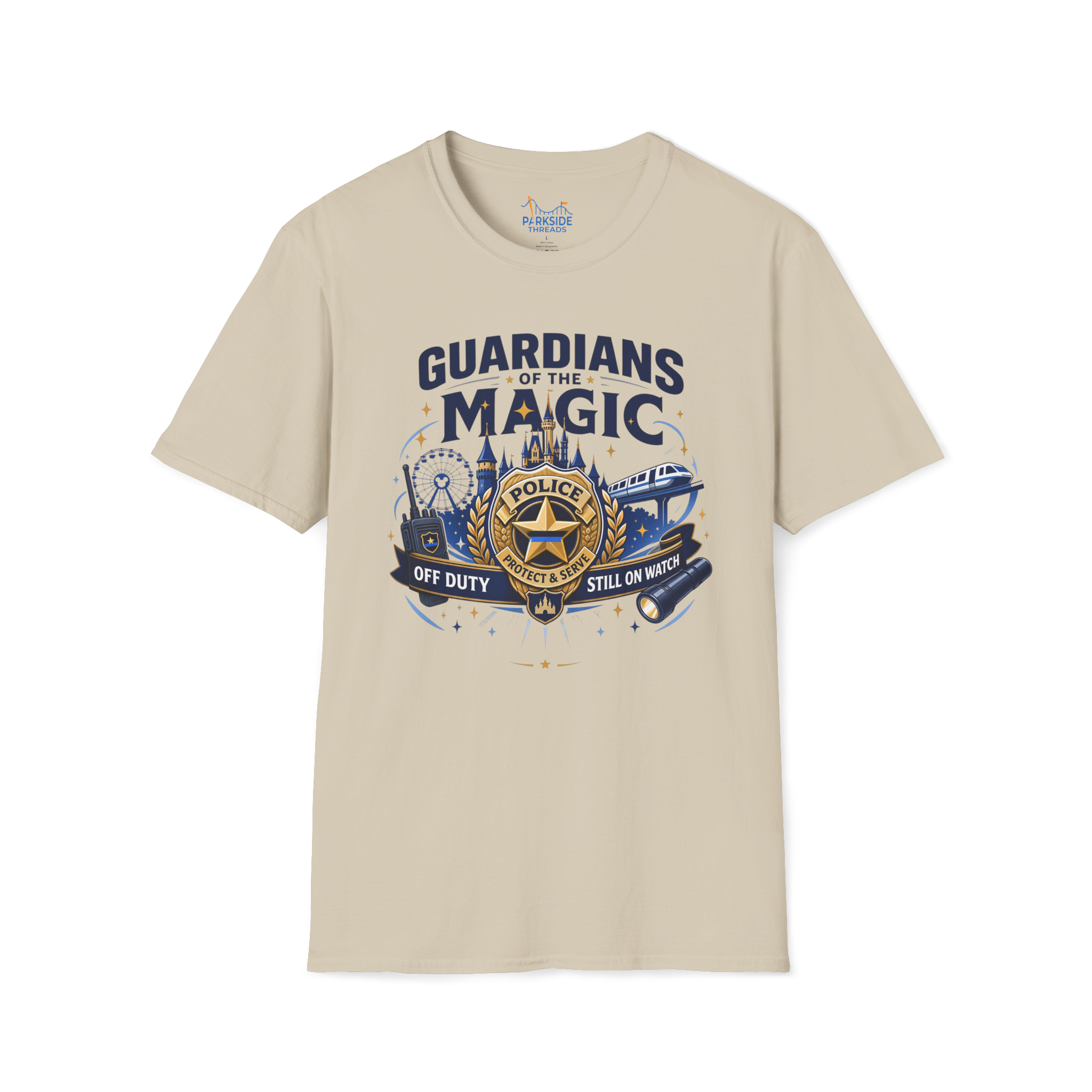 Guardians of the Magic Police Officer Theme Park Shirt, Off Duty Cop Vacation Tee, Law Enforcement Gift
