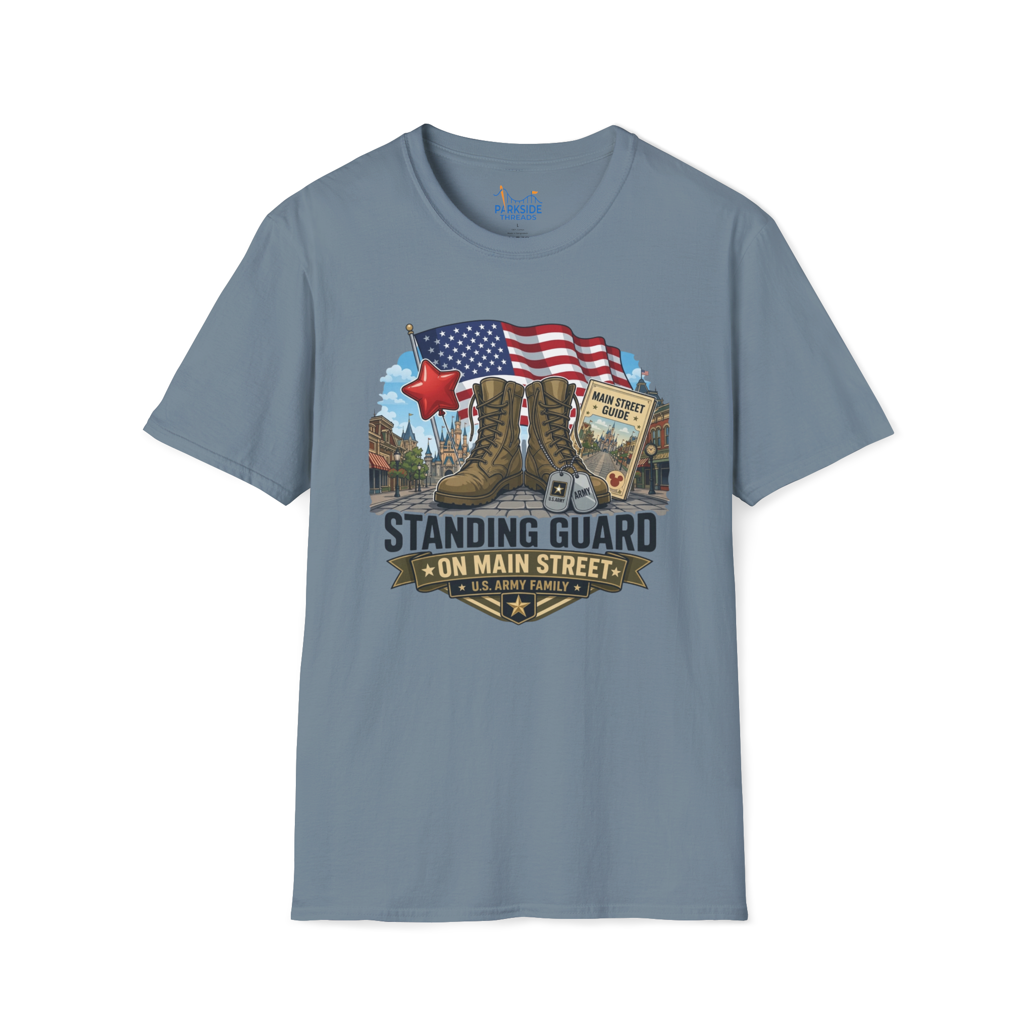 Standing Guard on Main Street Army Family Shirt