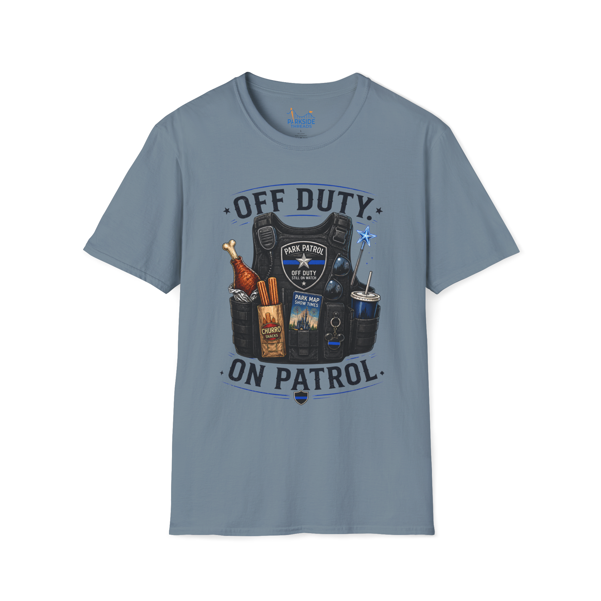 Off Duty On Patrol Police Officer Theme Park Shirt, Law Enforcement Vacation Tee, Cop Gift