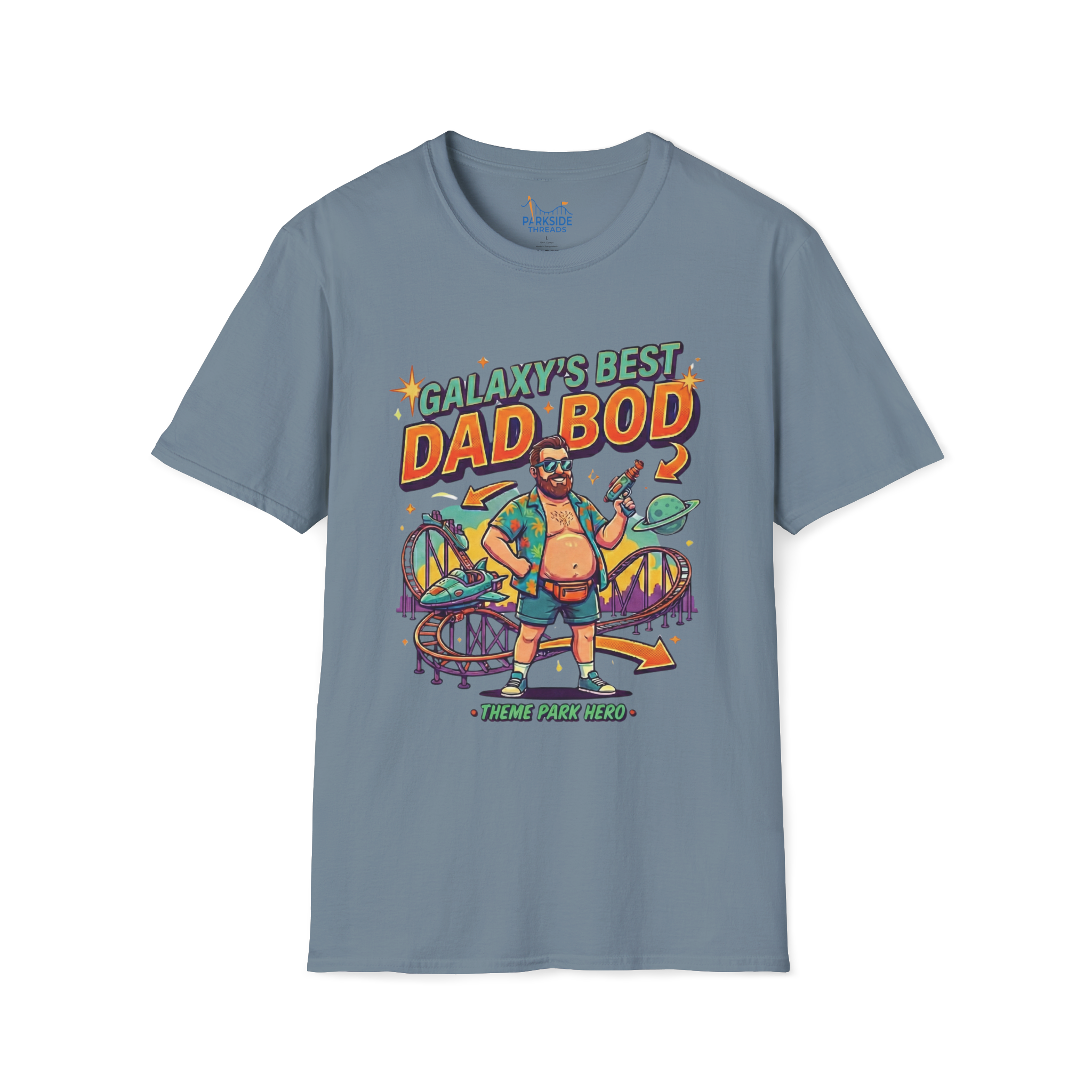 Galaxy’s Best Dad Bod | Theme Park Dad Shirt