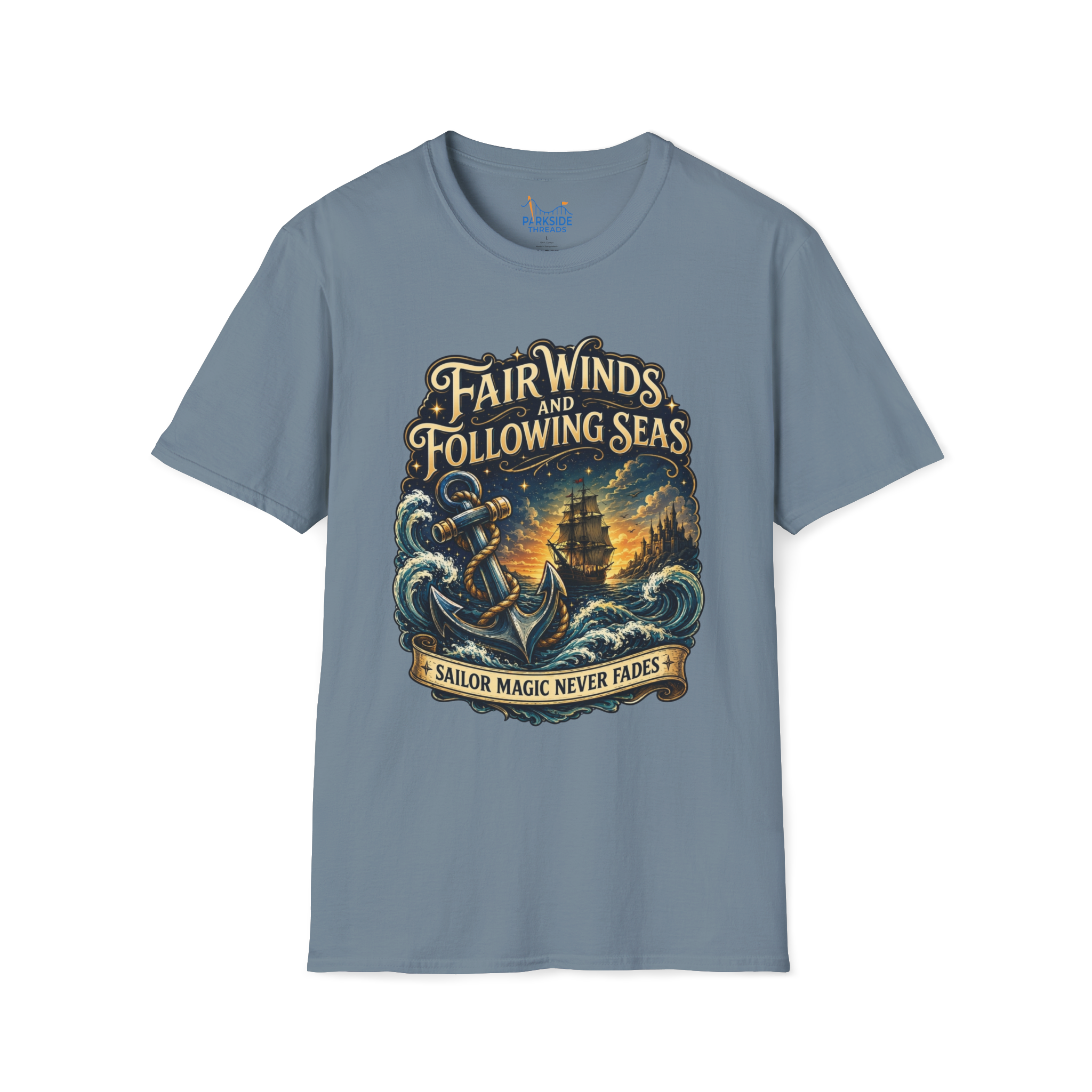 Fair Winds Navy Theme Park Shirt