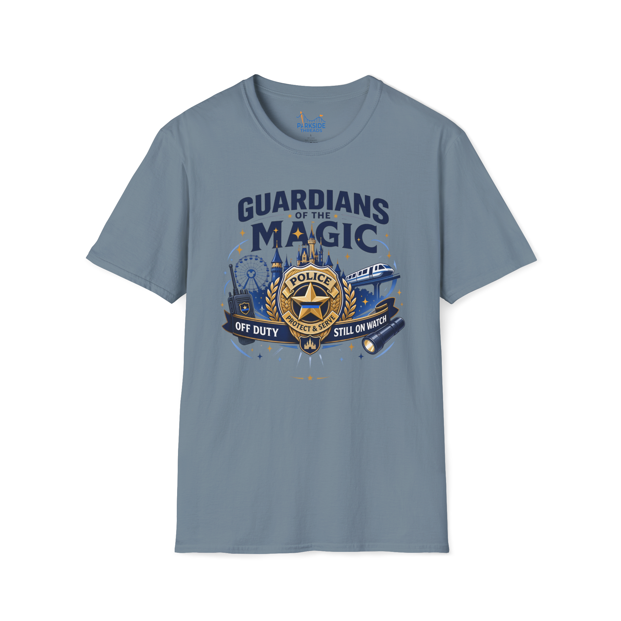 Guardians of the Magic Police Officer Theme Park Shirt, Off Duty Cop Vacation Tee, Law Enforcement Gift