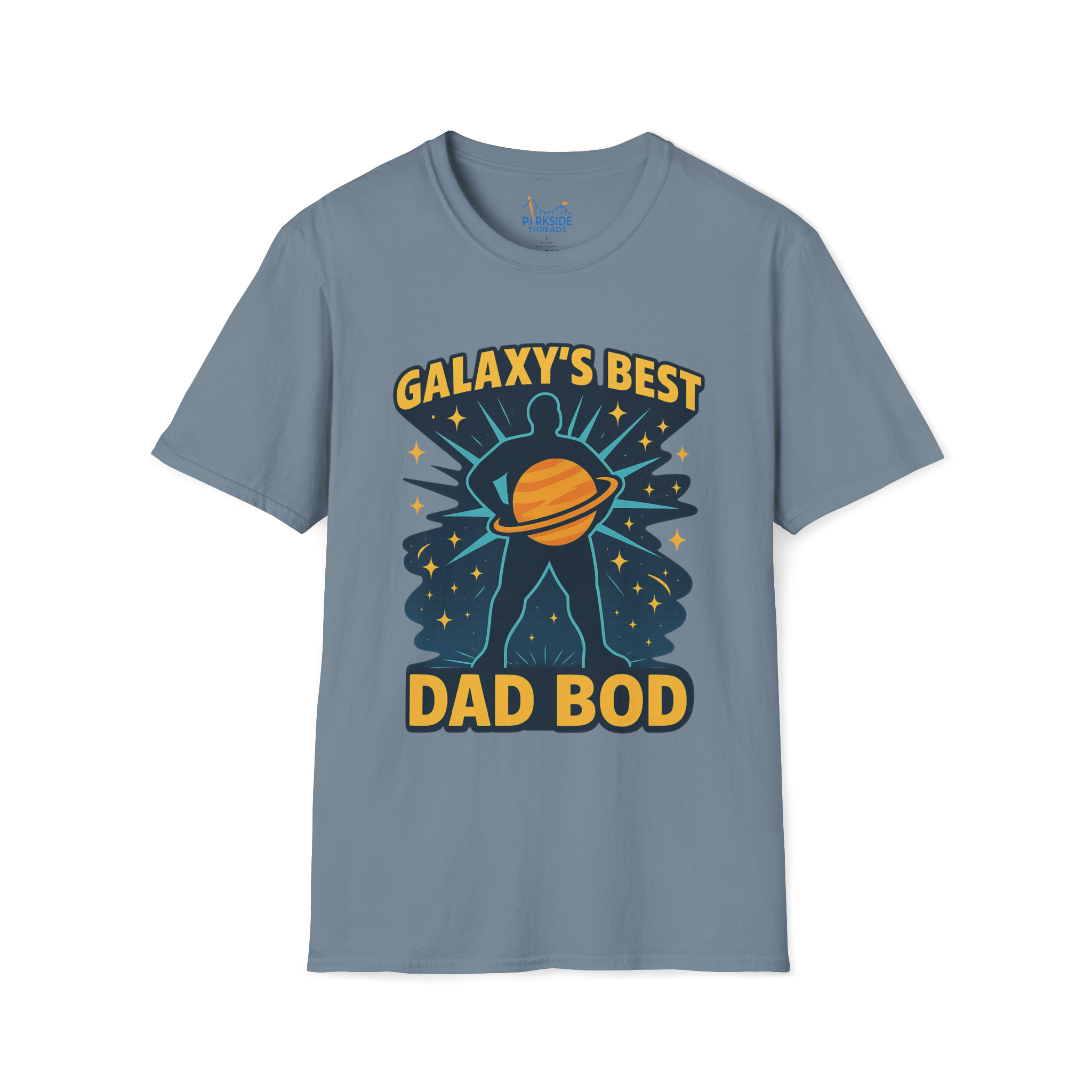 Galaxy’s Best Dad Bod – Funny Space Shirt for Park Dads