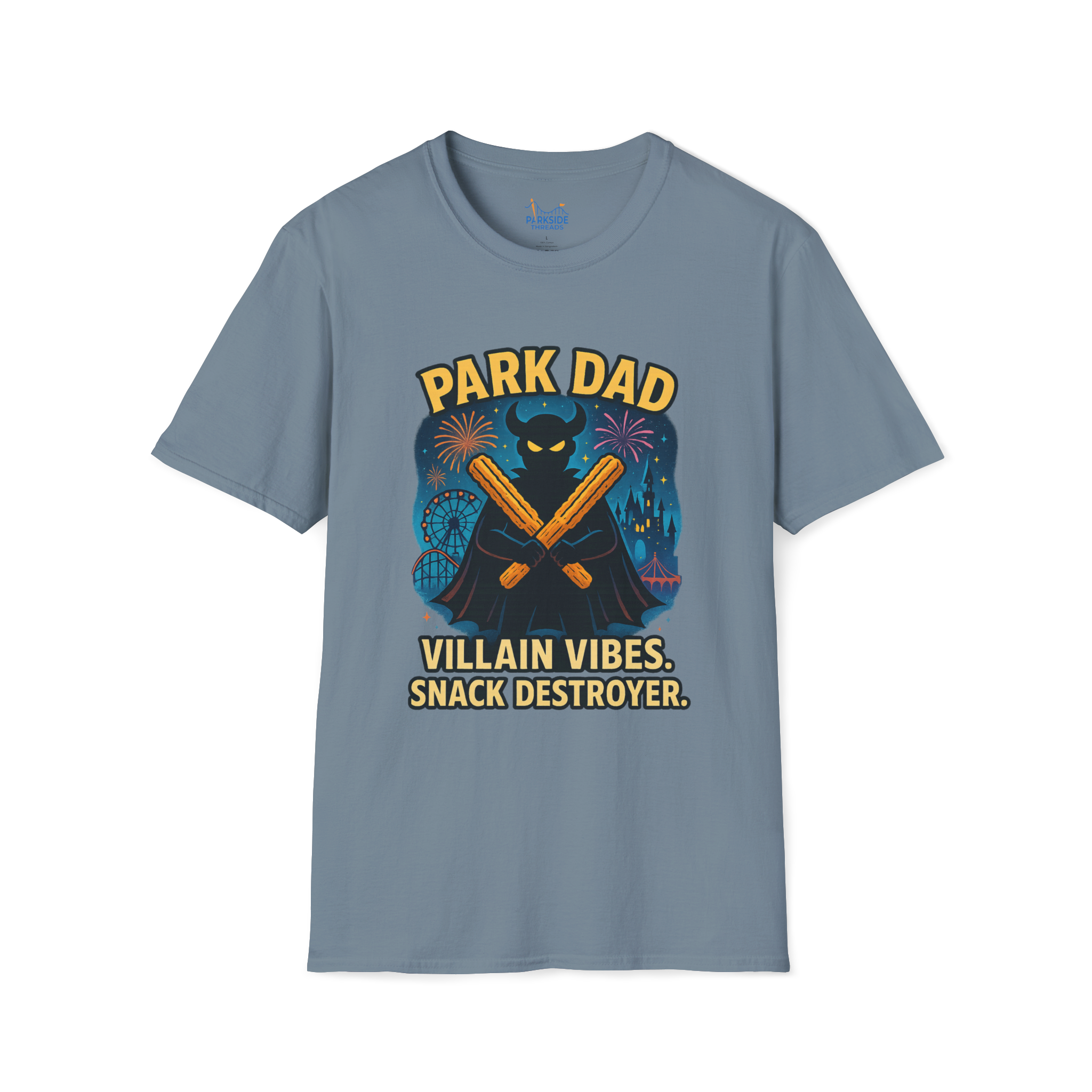 Park Dad Shirt – Villain Vibes. Snack Destroyer.