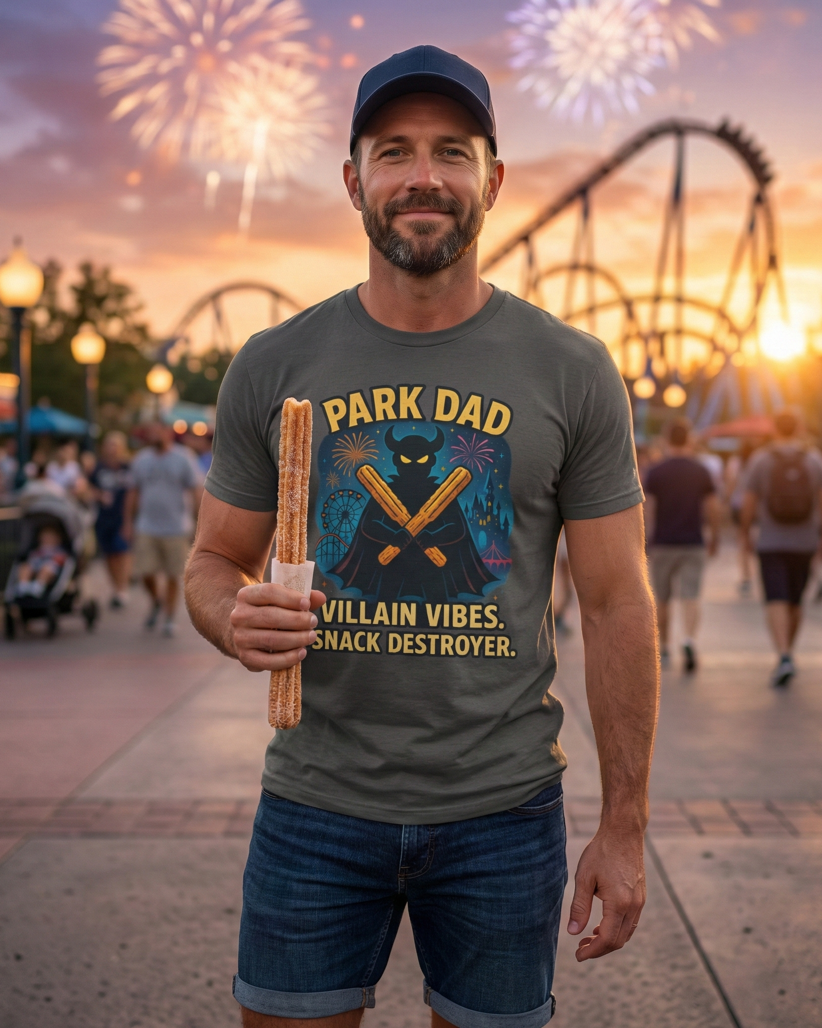 Park Dad Shirt – Villain Vibes. Snack Destroyer.