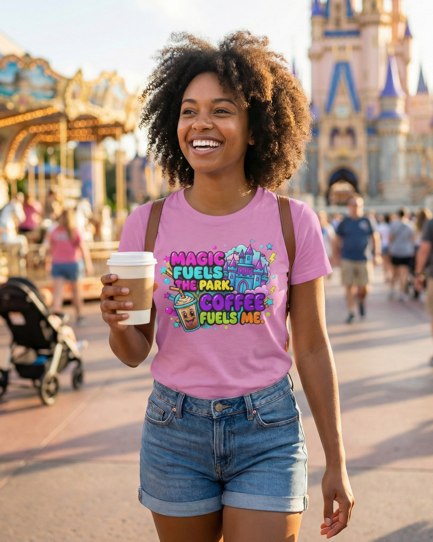 Magic Fuels the Park. Coffee Fuels Me. | Park Mom Shirt