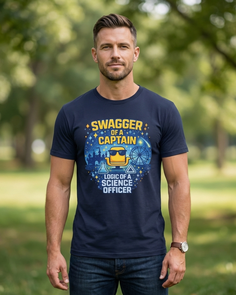 Captain Swagger. Science Officer Logic. Tee