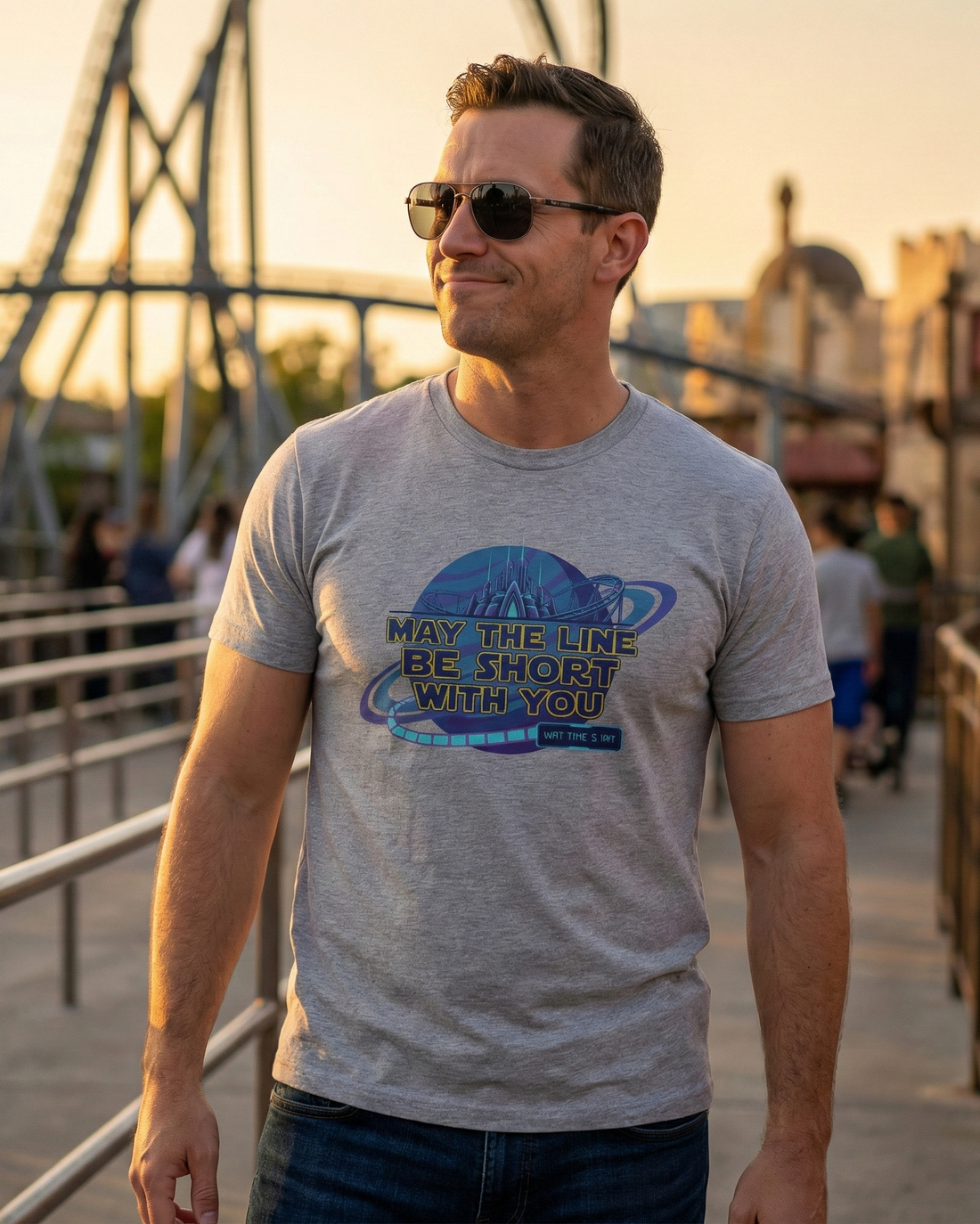 May The Line Be Short With You Tee
