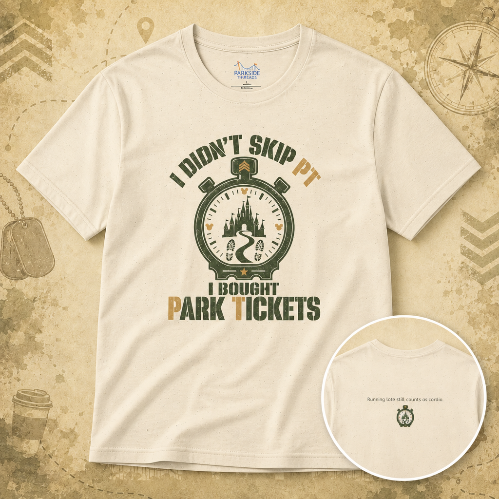I Didn’t Skip PT, I Bought Park Tickets
