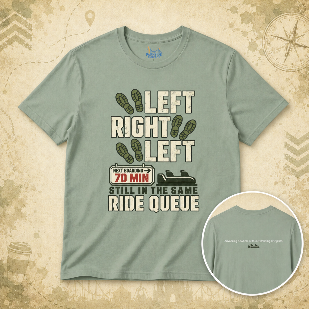 Left Right Left Still In The Same Ride Queue