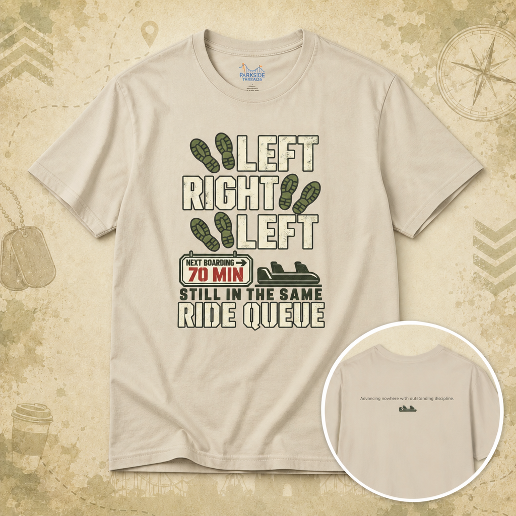 Left Right Left Still In The Same Ride Queue