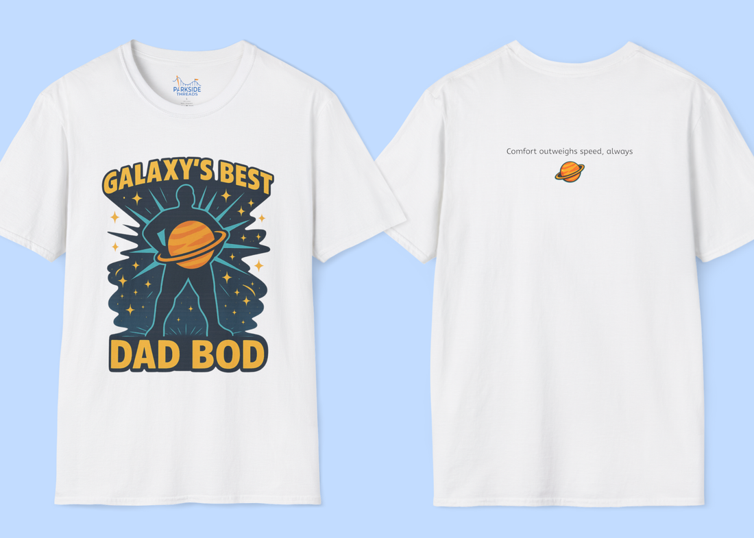 Galaxy’s Best Dad Bod Park Dad Shirt – Funny Theme Park Dad Tee