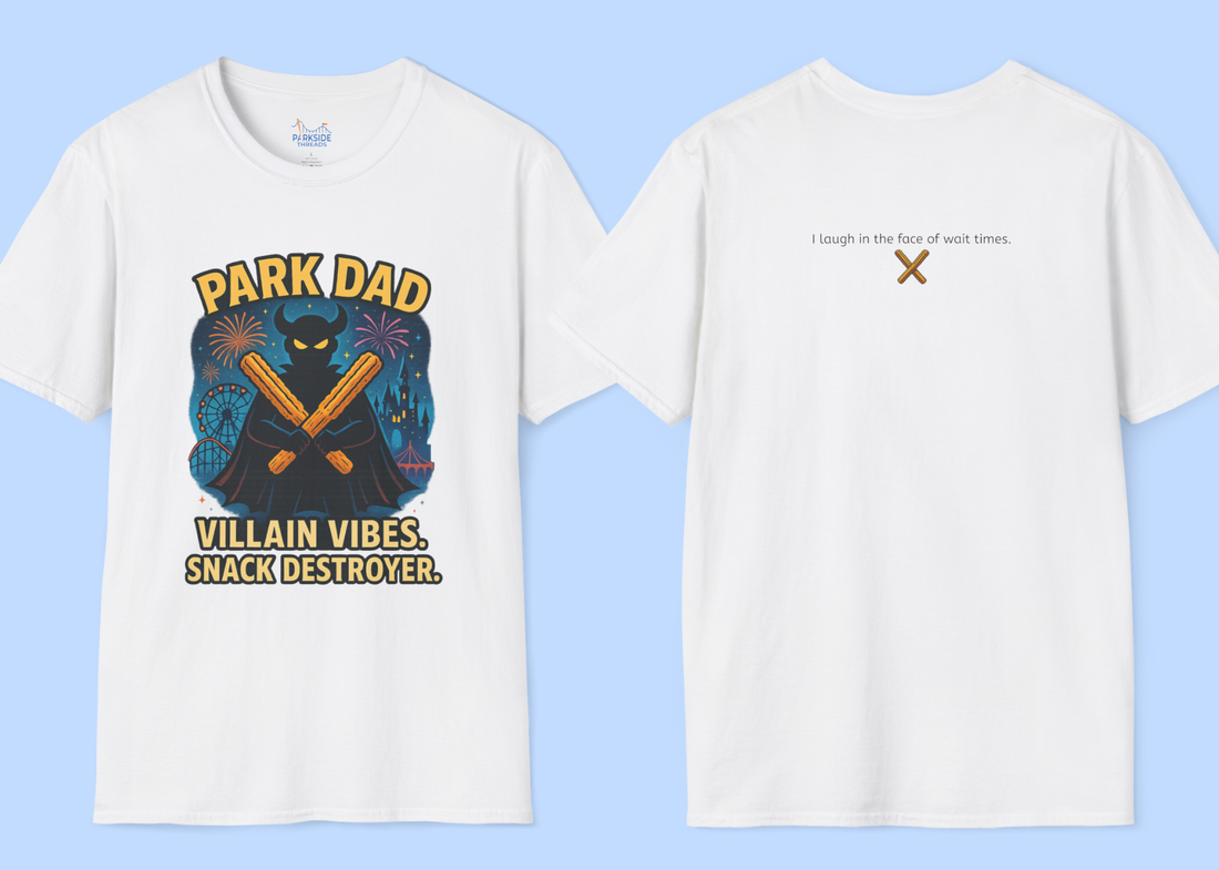 Park Dad Villain Vibes Snack Destroyer Shirt – Funny Theme Park Dad Tee