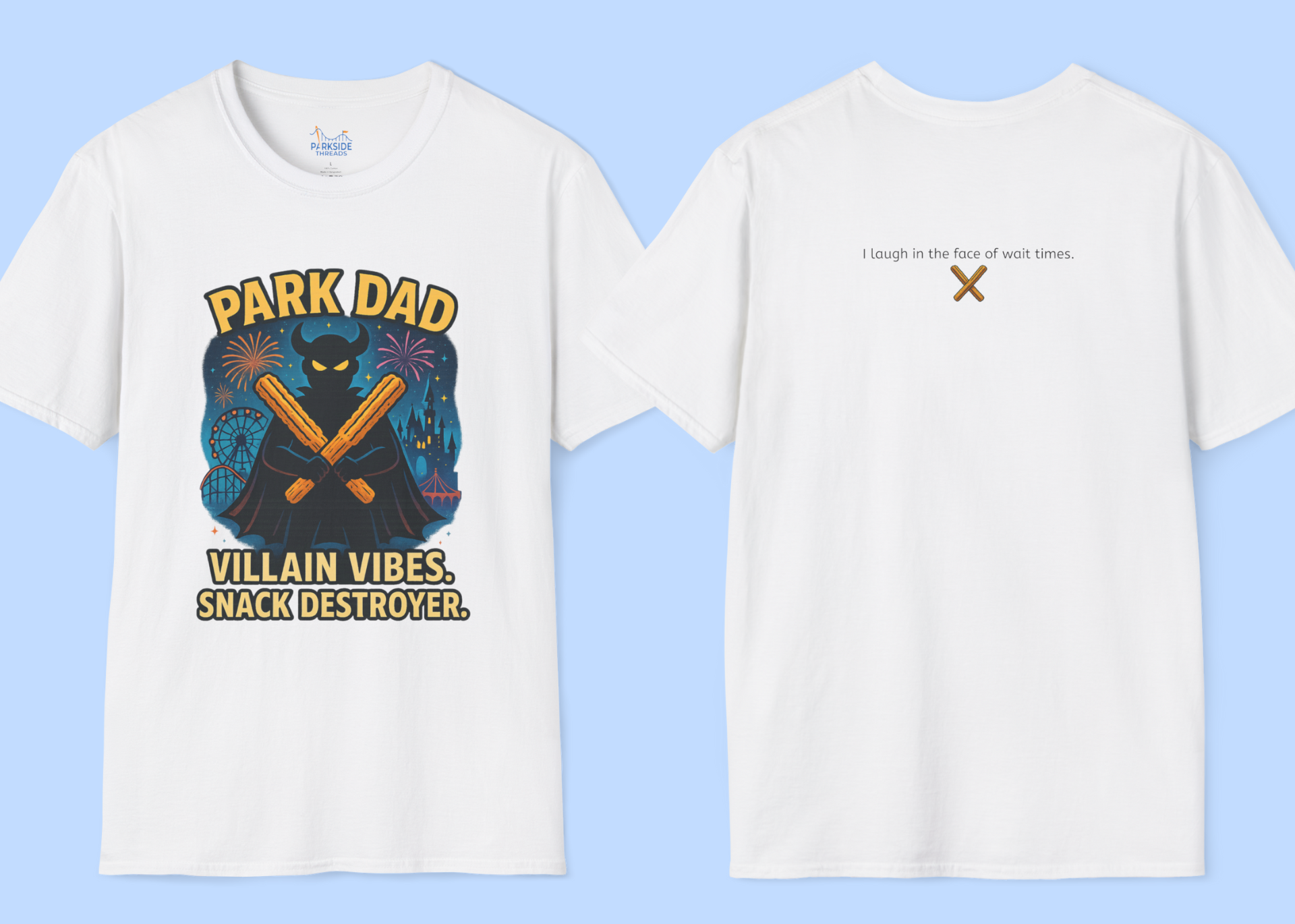 Park Dad Shirt – Villain Vibes. Snack Destroyer.
