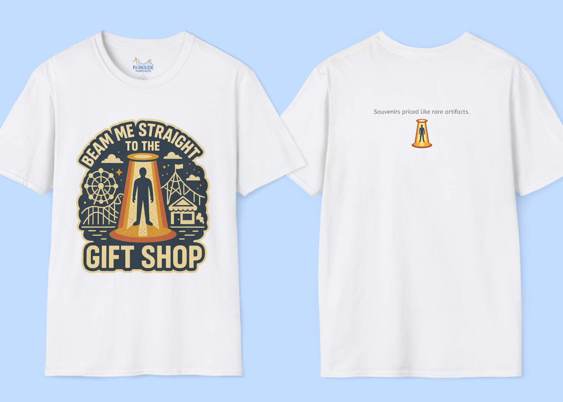 Beam Me Straight to the Gift Shop Tee – Merch First Energy
