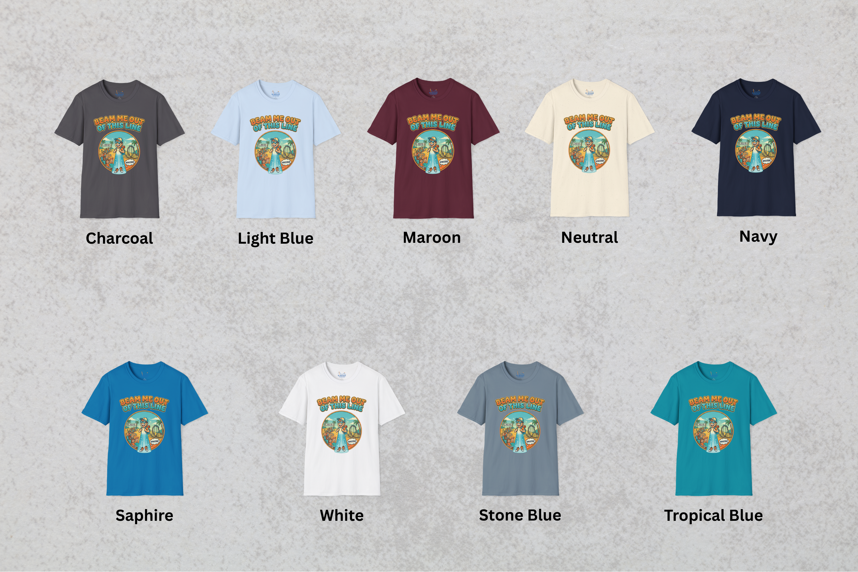 Beam Me Out of This Line Tee