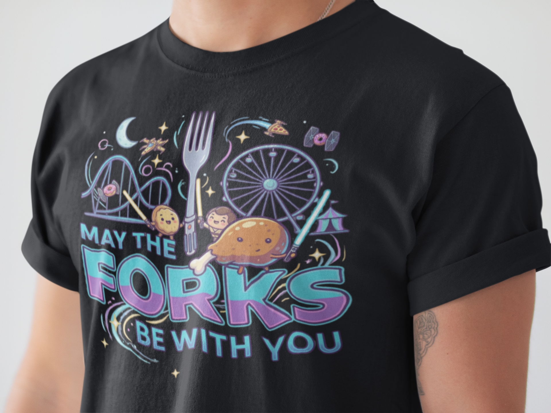 May the Forks Be With You Tee
