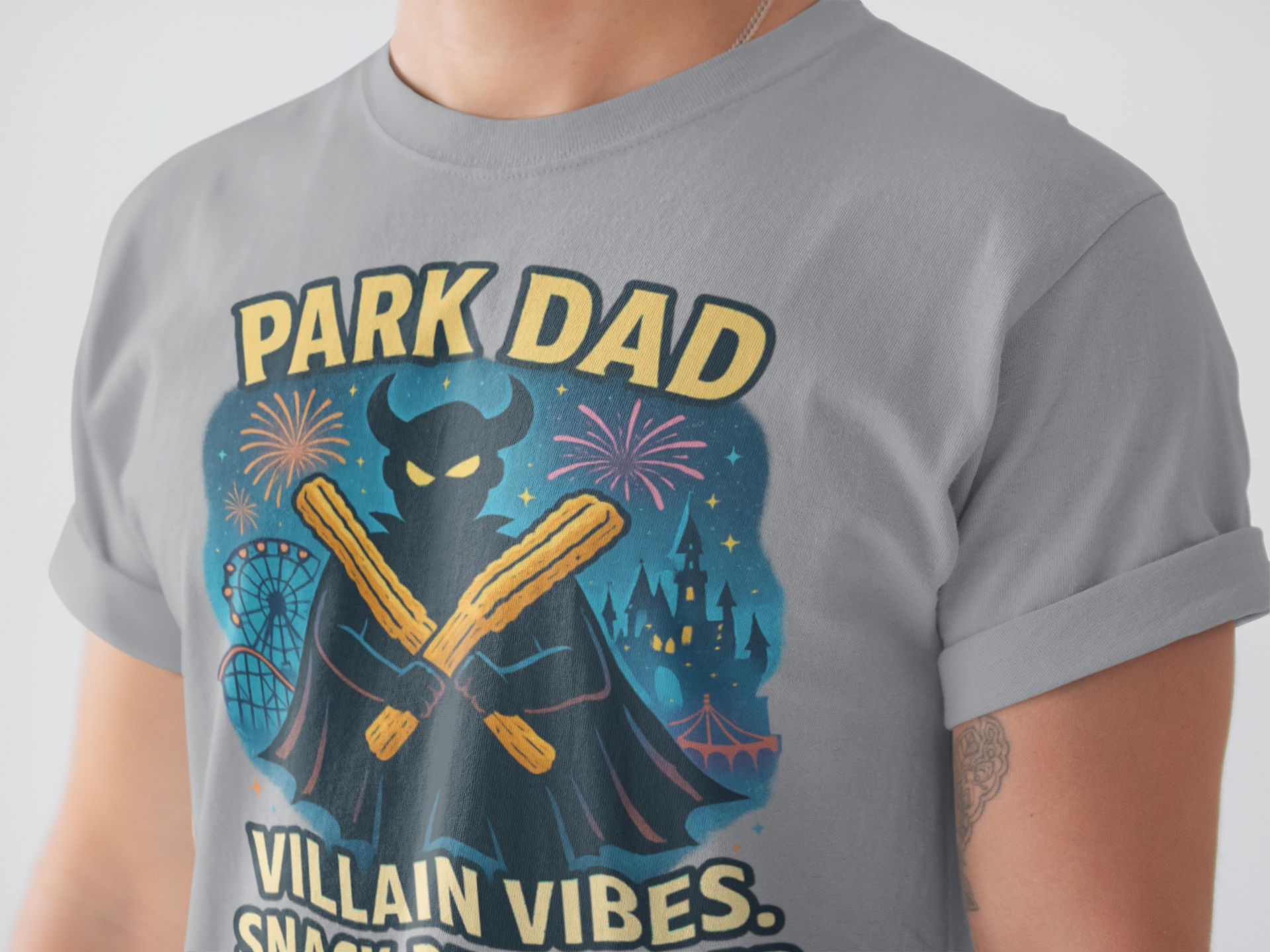 Park Dad Shirt – Villain Vibes. Snack Destroyer.