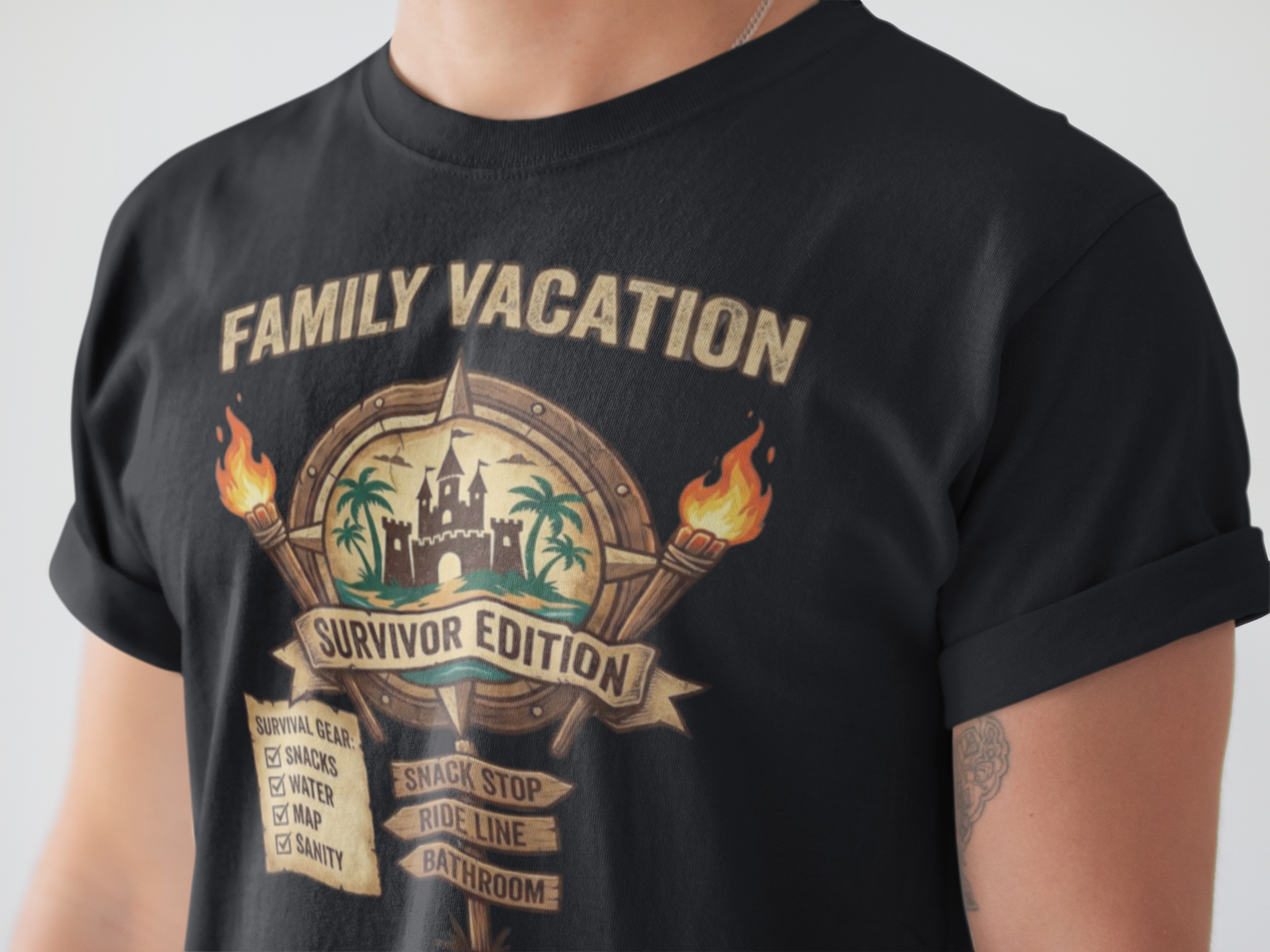 Family Vacation Survivor Tee