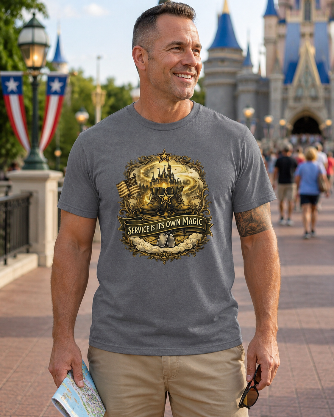 Service Is Its Own Magic Army Shirt