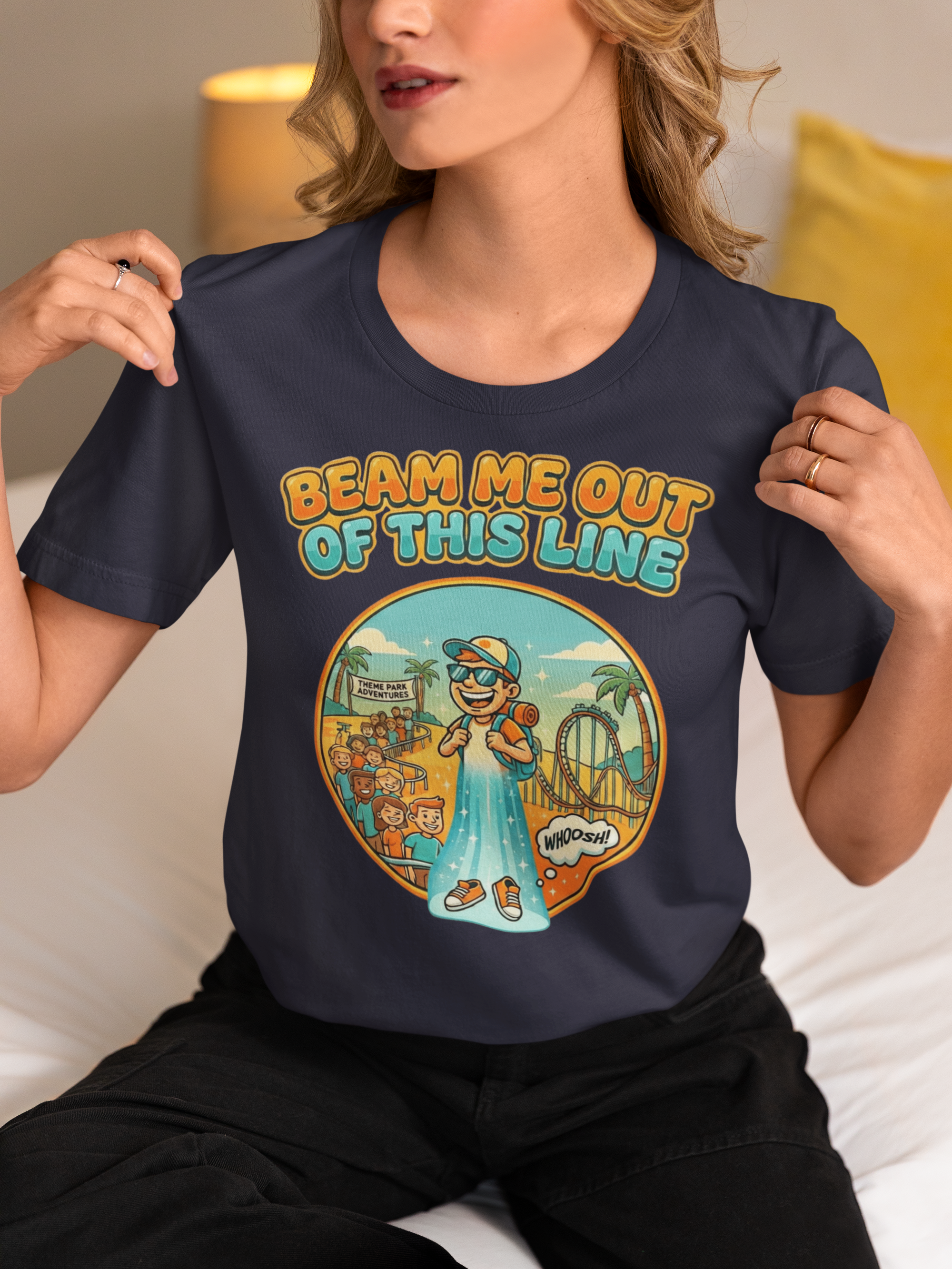 Beam Me Out of This Line Tee