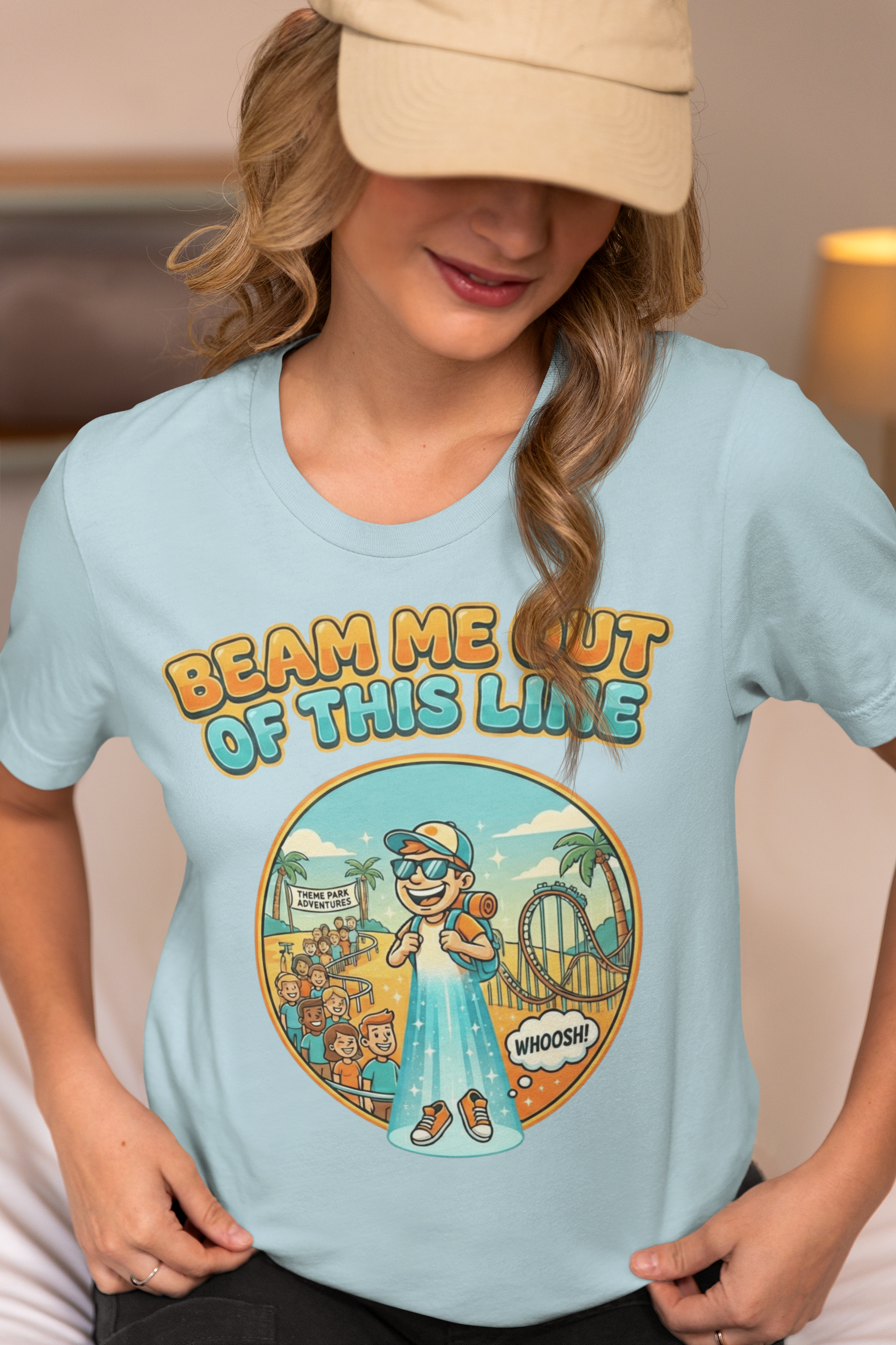 Beam Me Out of This Line Tee