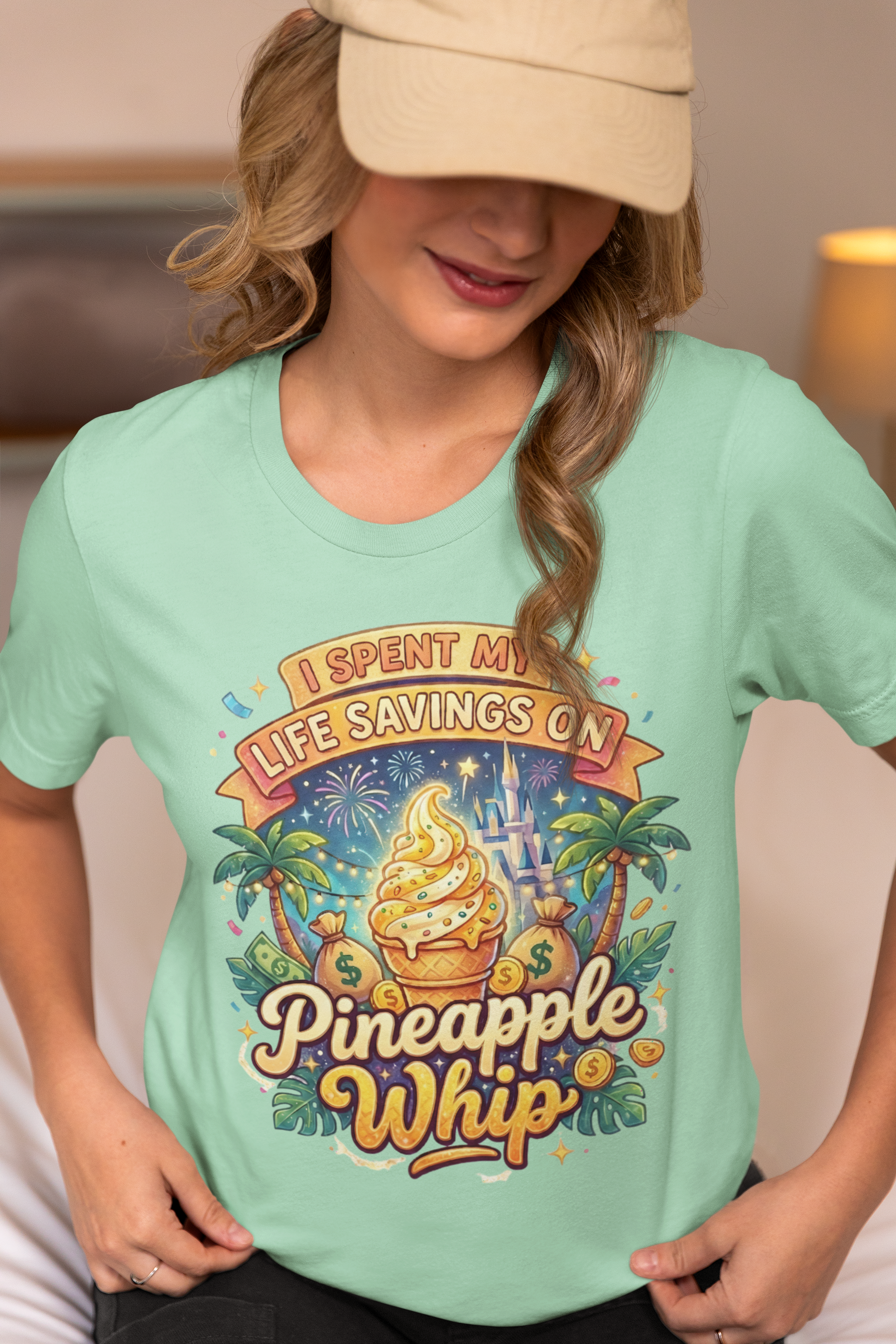 I Spent My Life Savings On Pineapple Whip Shirt – Funny Theme Park Snack Tee